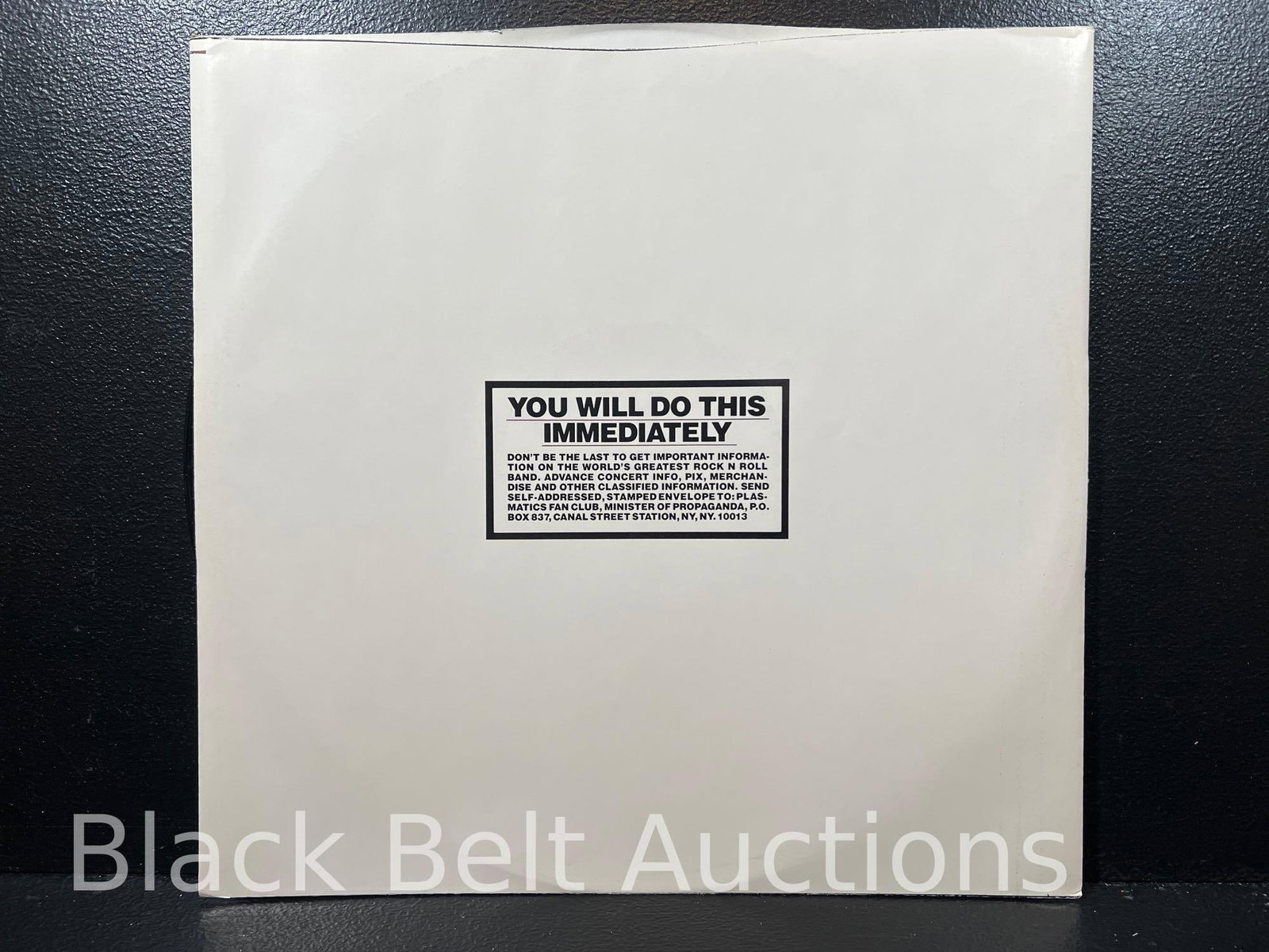 Three Vintage Vinyl Plasmatics LPs - 19