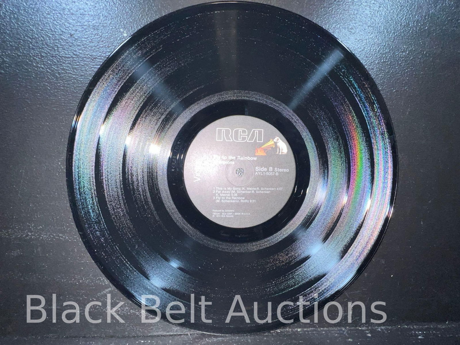 Three Vintage Vinyl Records Scorpions and Clash - 11