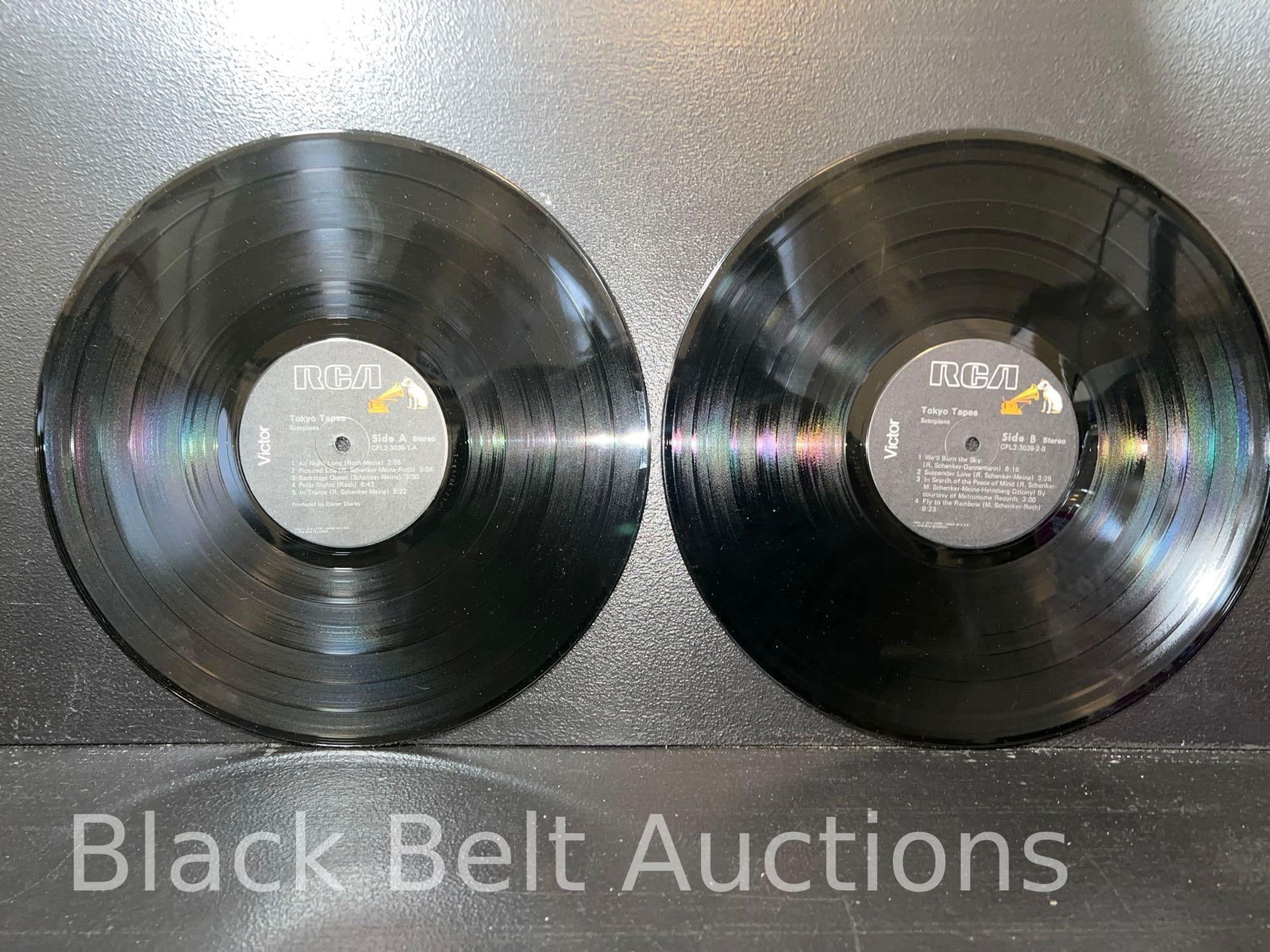 Three Vintage Vinyl Records Scorpions and Clash - 15