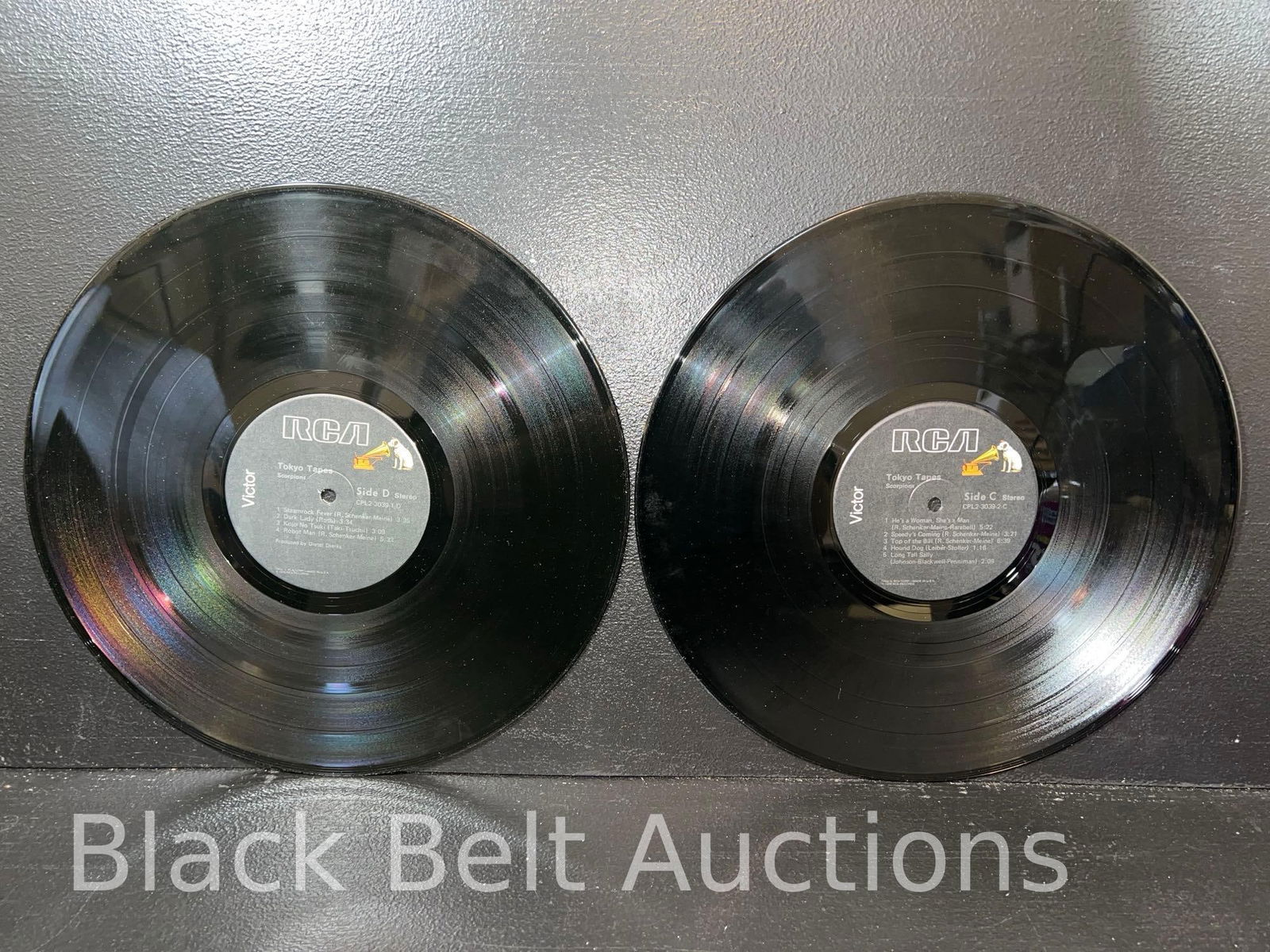 Three Vintage Vinyl Records Scorpions and Clash - 16