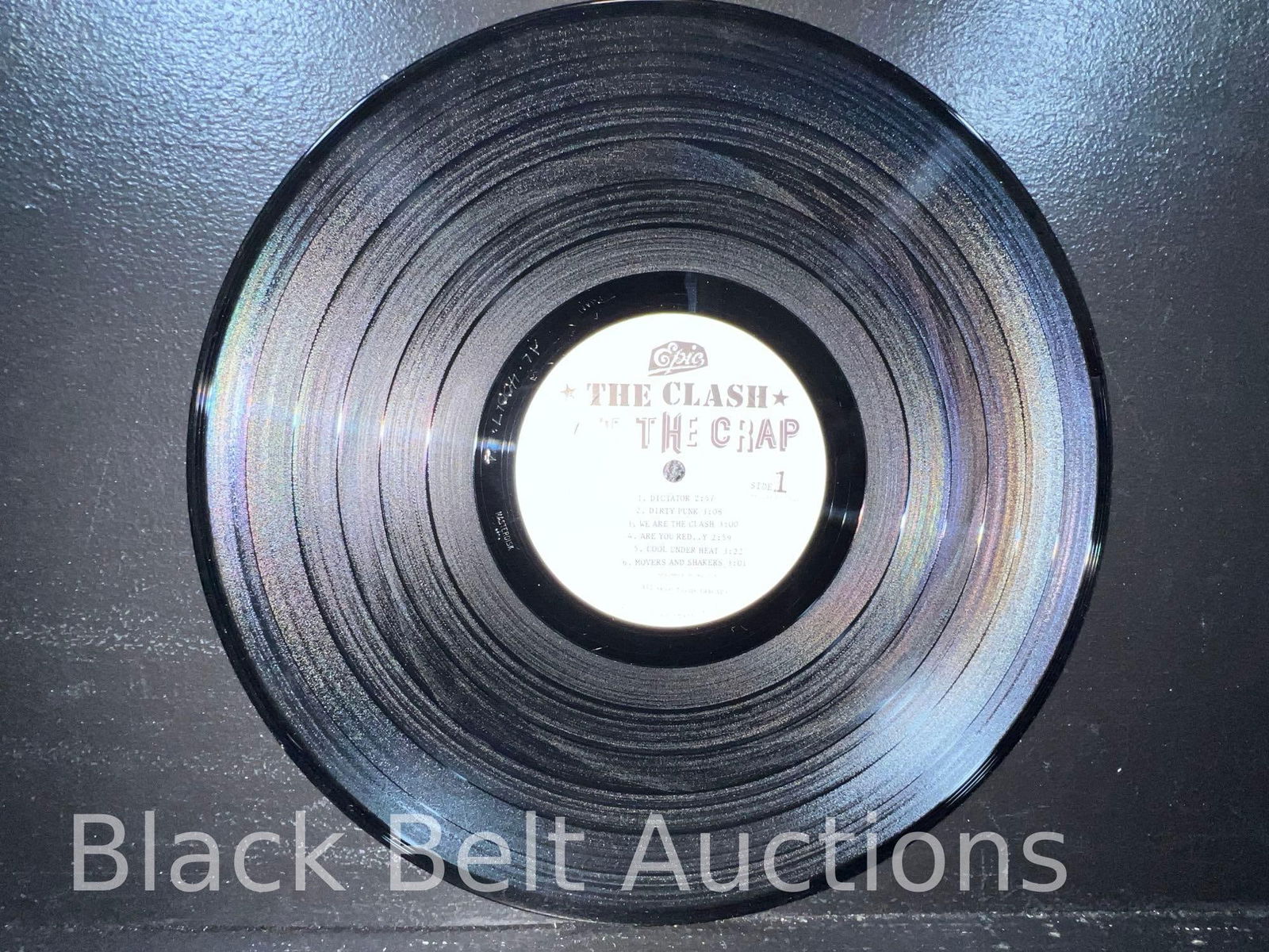 Three Vintage Vinyl Records Scorpions and Clash - 4