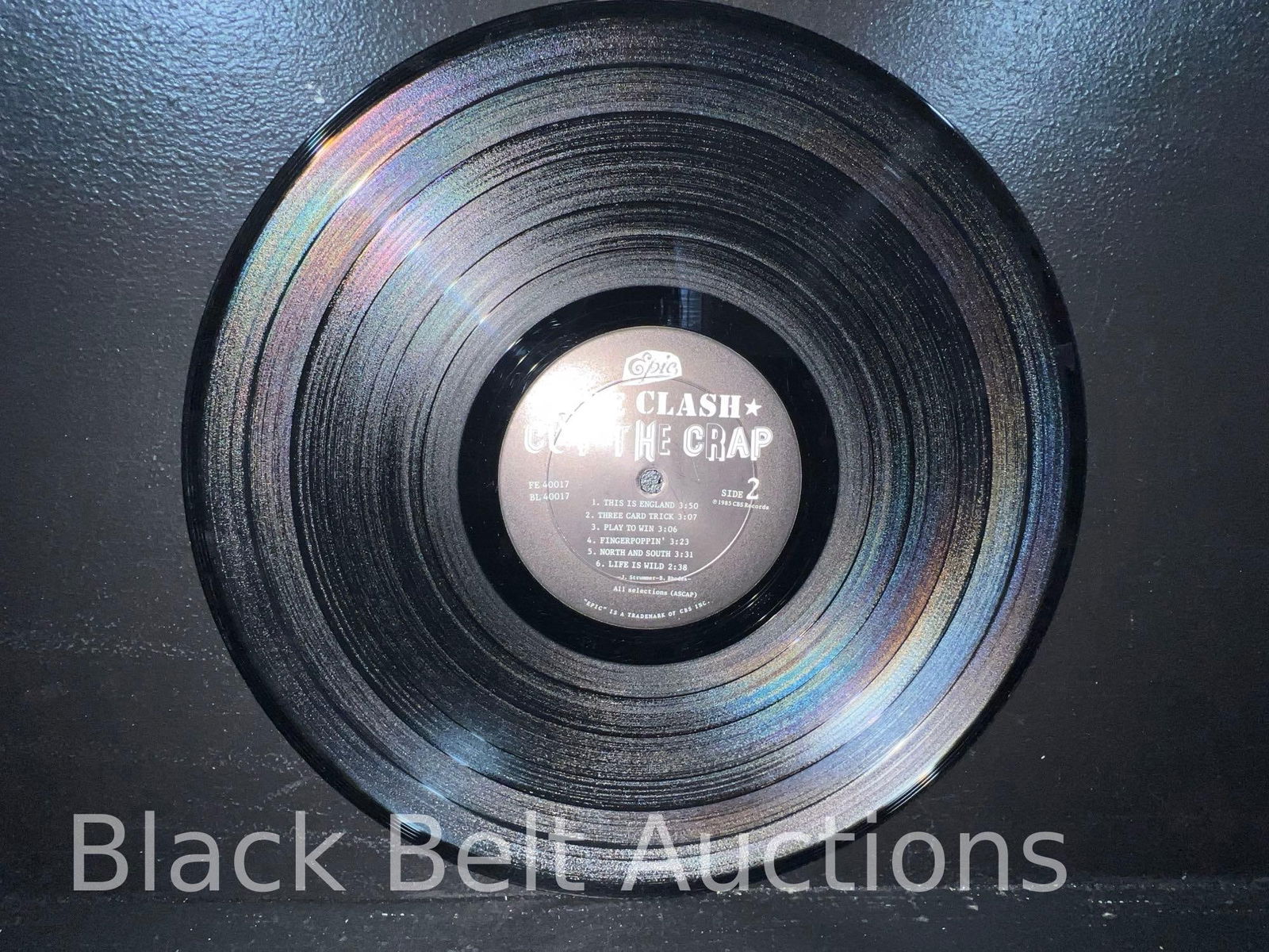 Three Vintage Vinyl Records Scorpions and Clash - 5