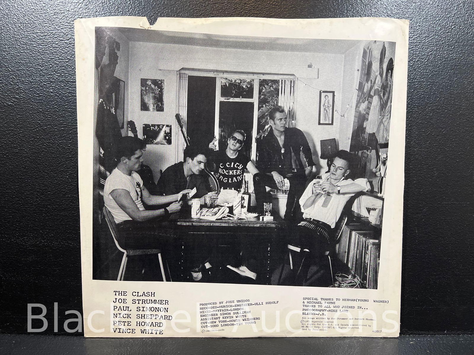 Three Vintage Vinyl Records Scorpions and Clash - 7