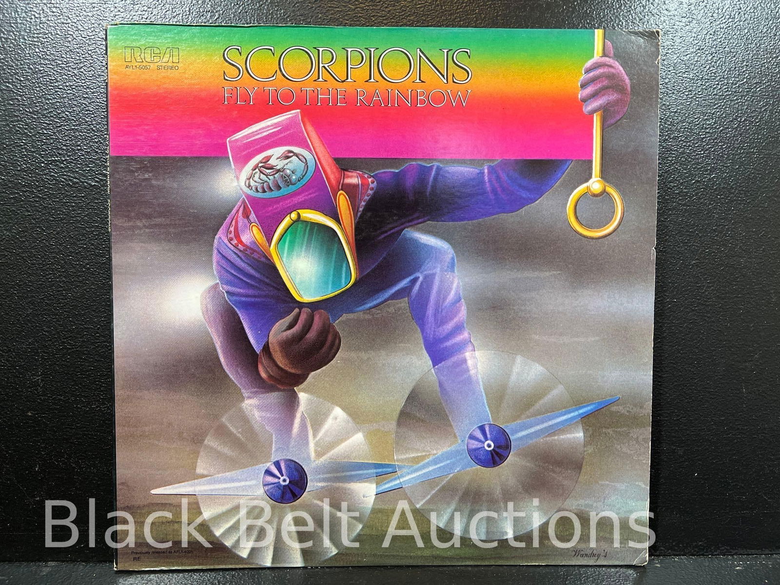 Three Vintage Vinyl Records Scorpions and Clash - 8