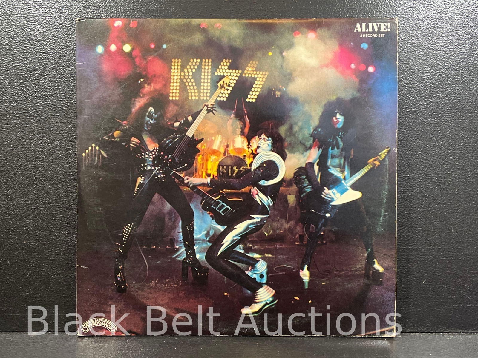 KISS "Alive" UK and "Rock and Roll Over" Vinyl LPs - 2