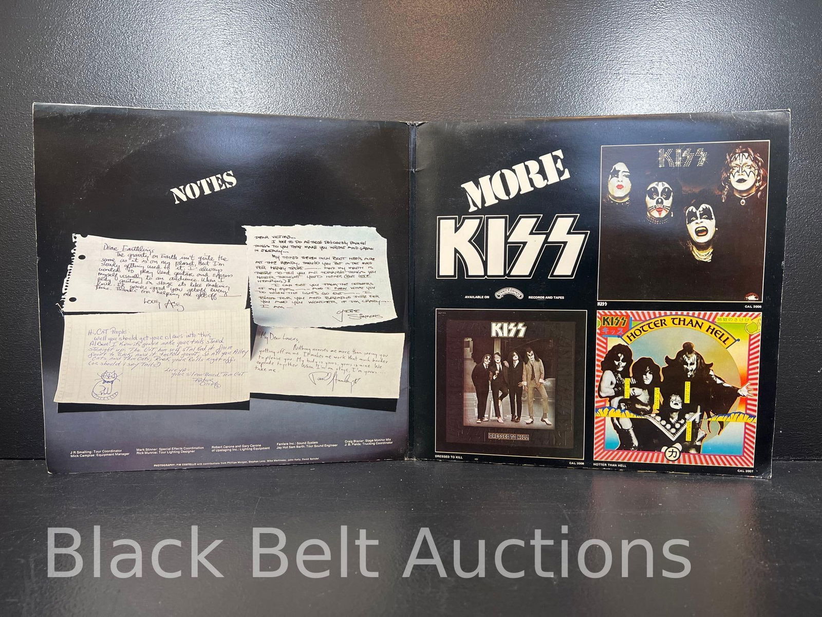 KISS "Alive" UK and "Rock and Roll Over" Vinyl LPs - 7