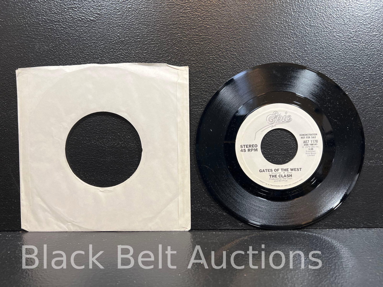 The Clash Self-Titled Promo Vinyl LP and 45 - 15