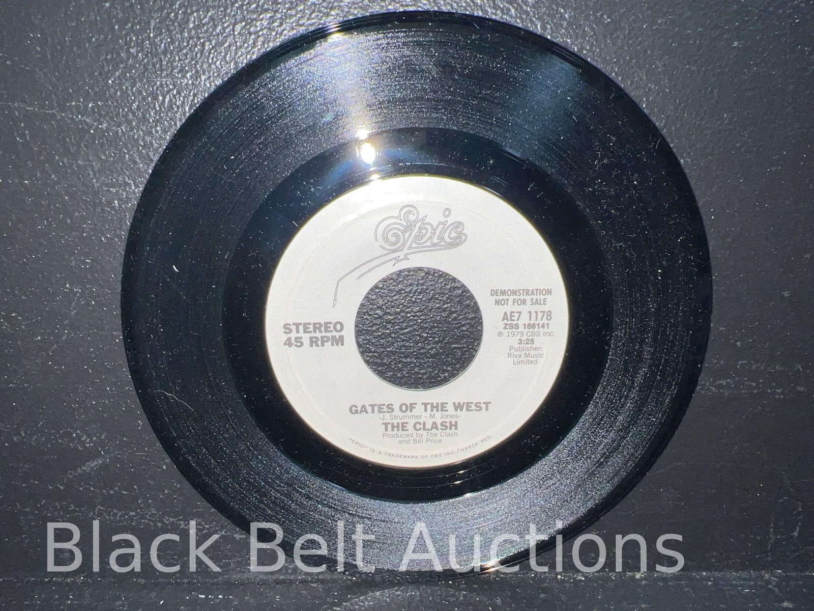 The Clash Self-Titled Promo Vinyl LP and 45 - 17