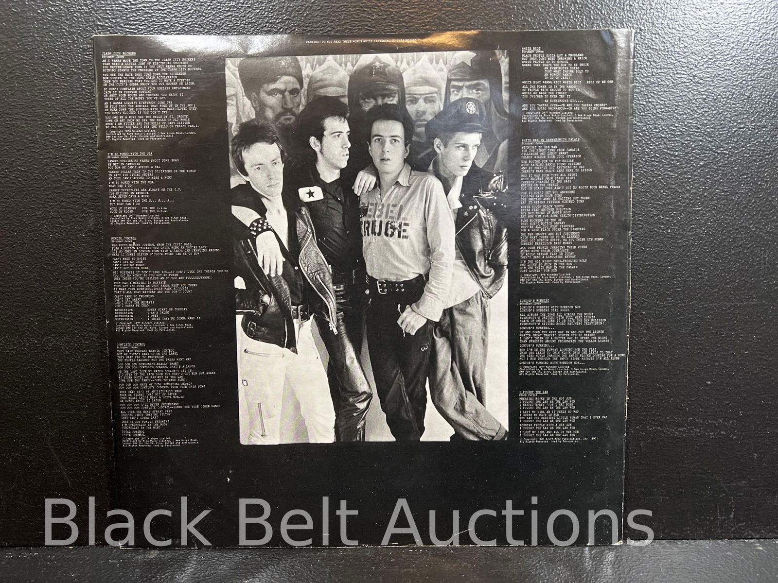 The Clash Self-Titled Promo Vinyl LP and 45 - 8