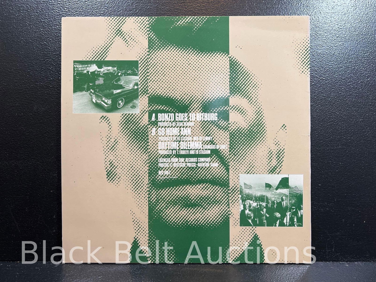 Ramones "Bonzo Goes to Bitburg" 12-inch Single - 2