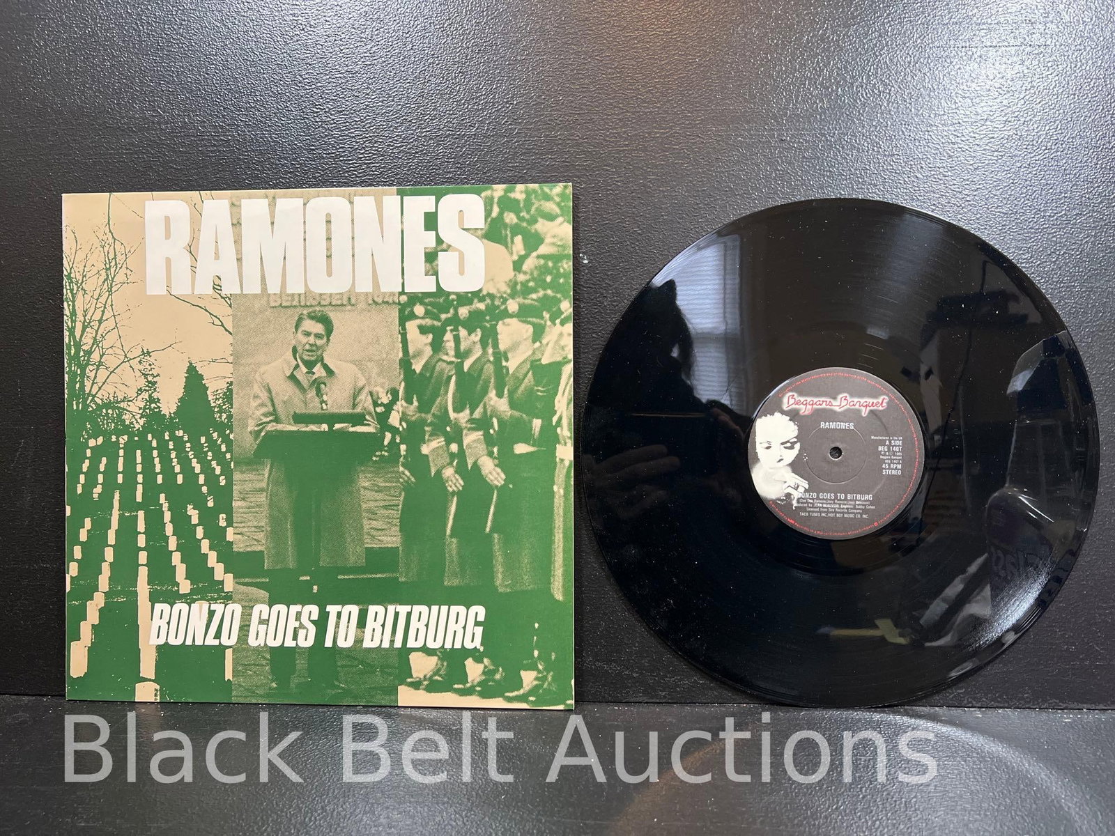 Ramones "Bonzo Goes to Bitburg" 12-inch Single - 5
