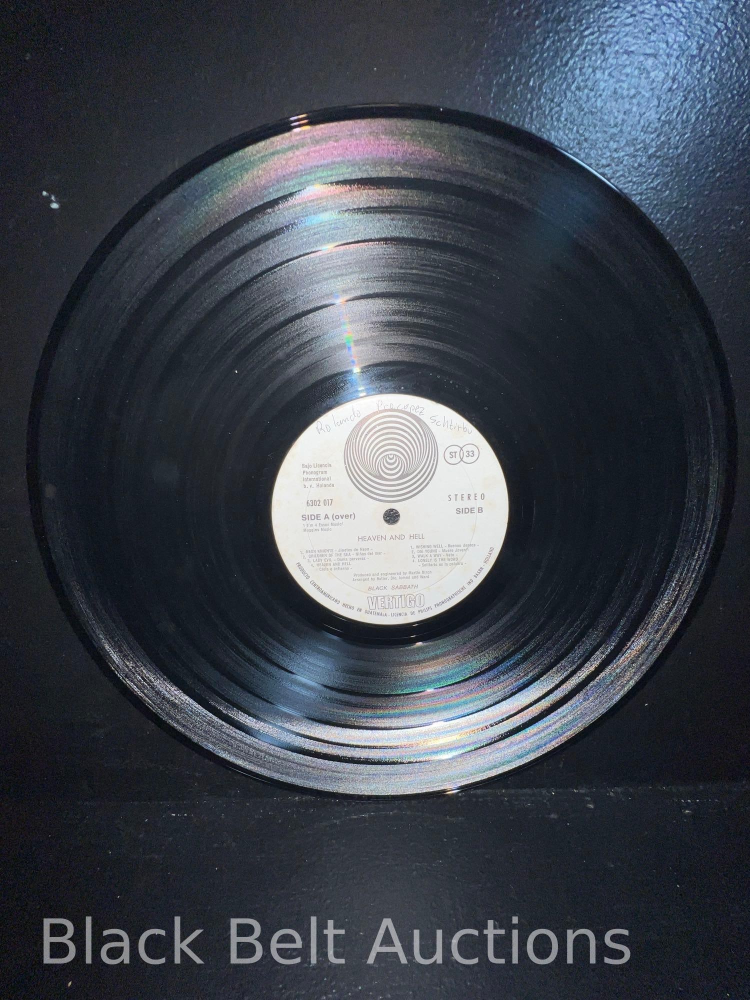 Black Sabbath "Heaven and Hell" Guatemala Pressing - 9