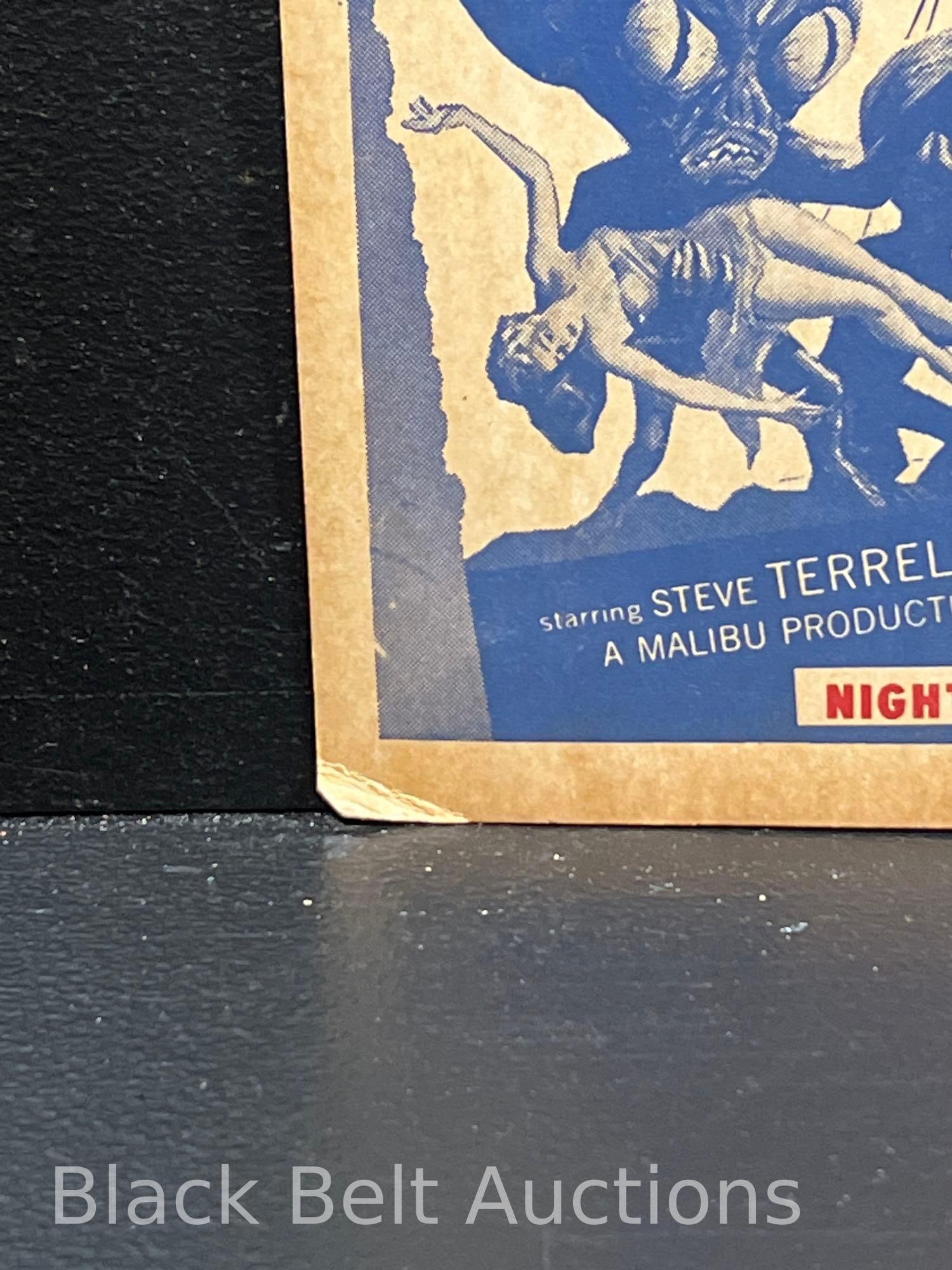 Original I Was a Teenage Werewolf Window Card - 2