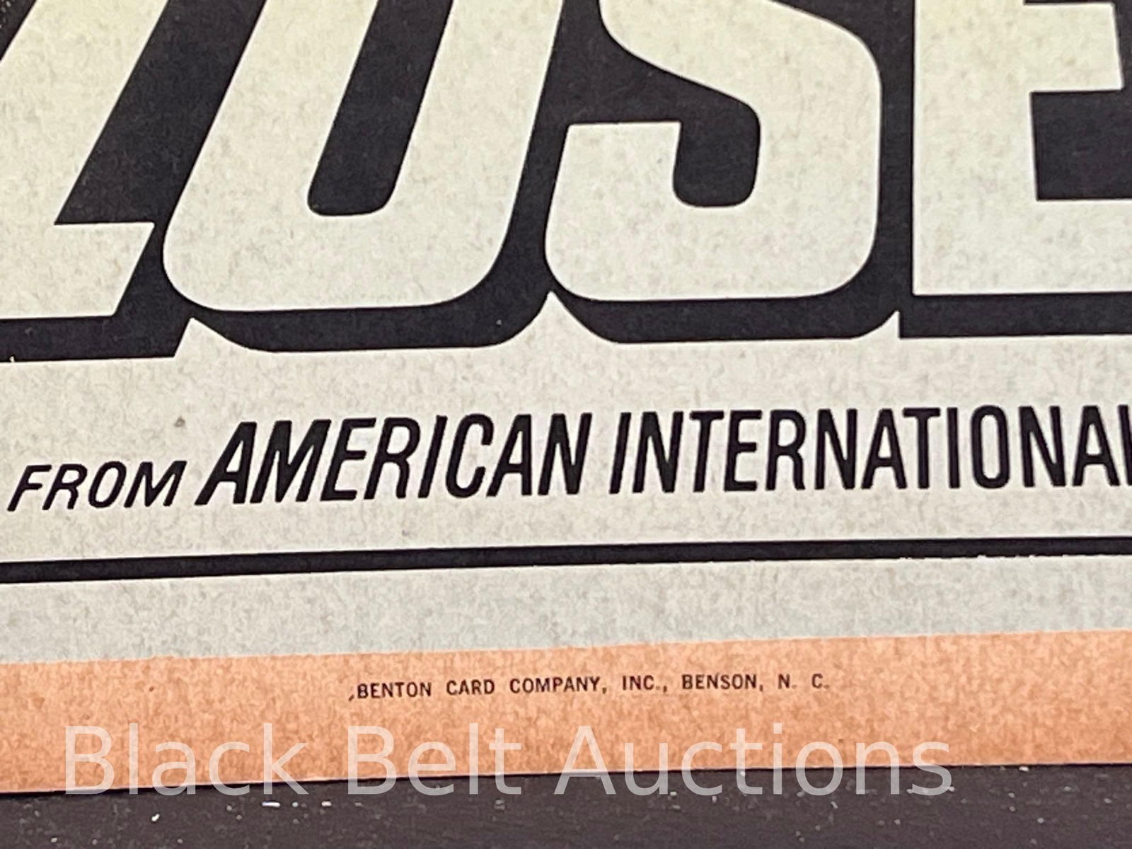 Original "Born Losers" Theater Window Card - 4