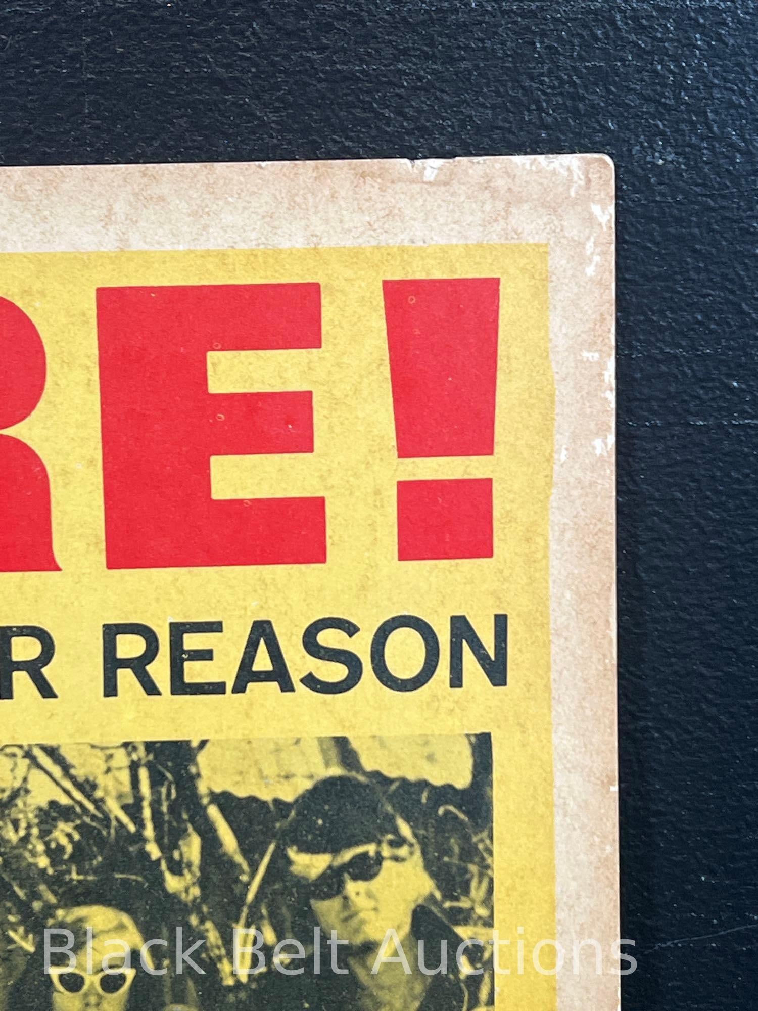 Original Devil's Angels Theater Window Card - 5