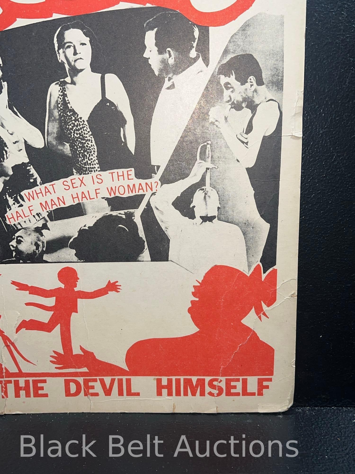 Original 1932 Movie "Freaks" Window Card - 3