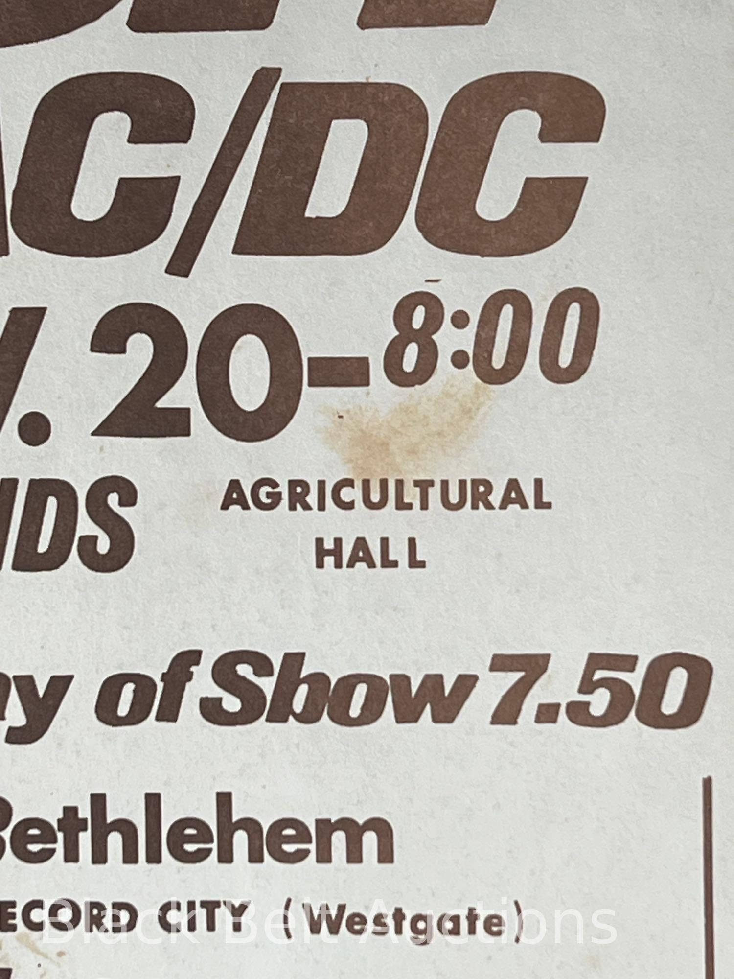 Vintage 1977 Rush Concert Poster - 2