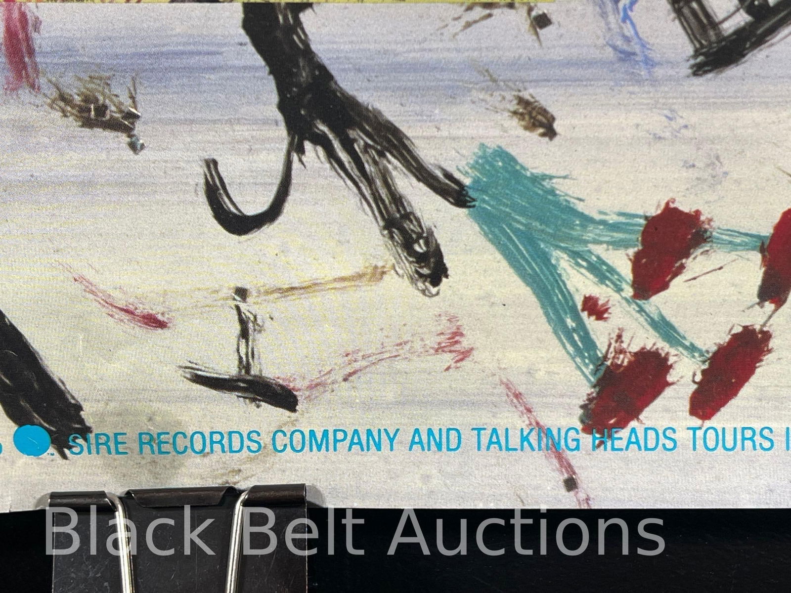 Talking Heads "Little Creatures" Promotional Poster - 5