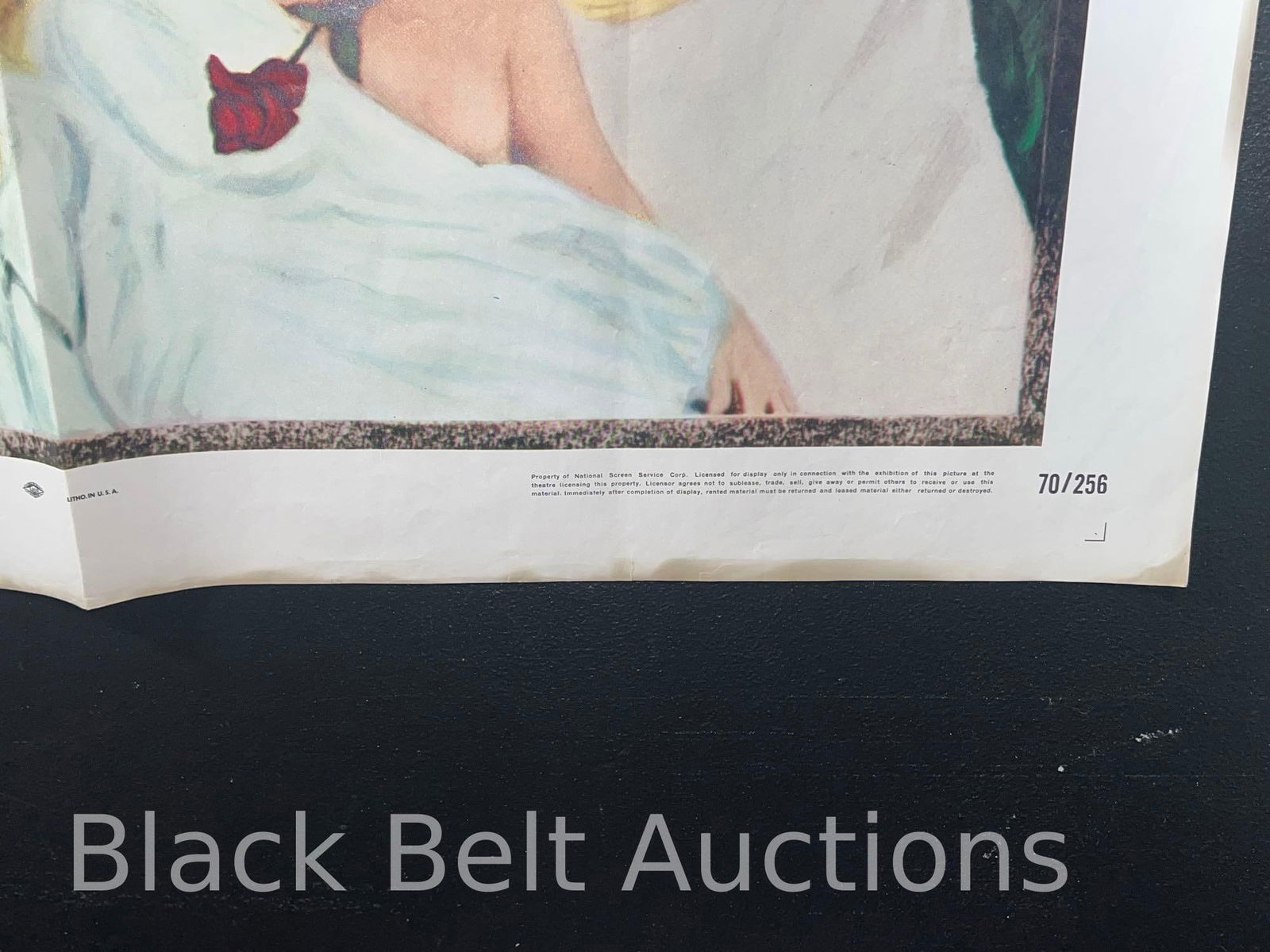 Original "The Blood Rose" Movie Poster - 3