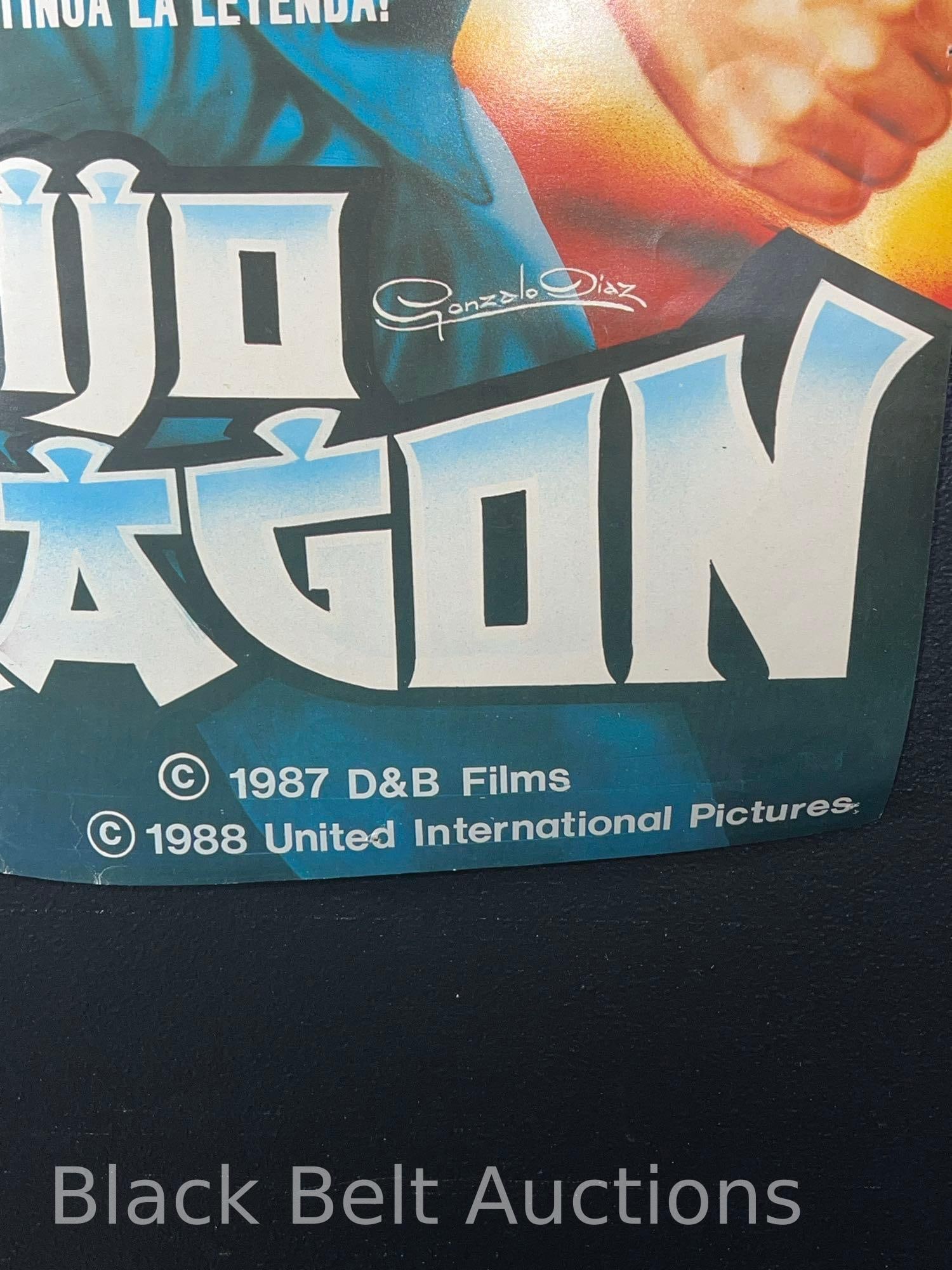 Original "Legacy of Rage" Brandon Lee Poster - 2