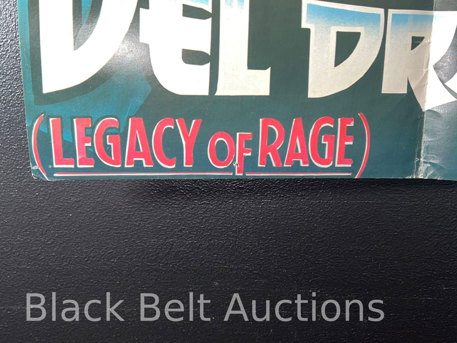 Original "Legacy of Rage" Brandon Lee Poster - 3