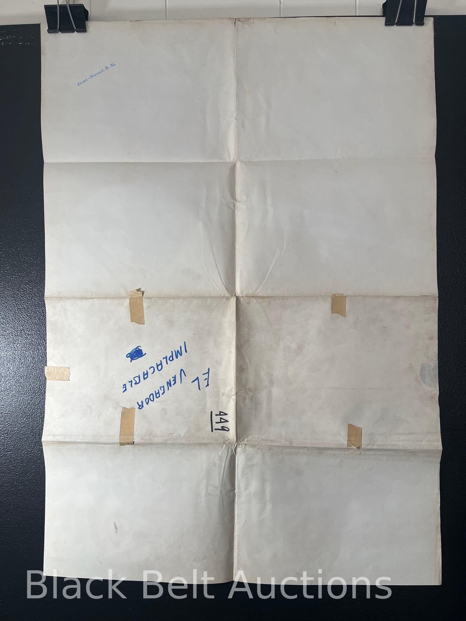 Original "Lone Wolf and Cub: Baby Cart in Peril" Movie Poster - 7