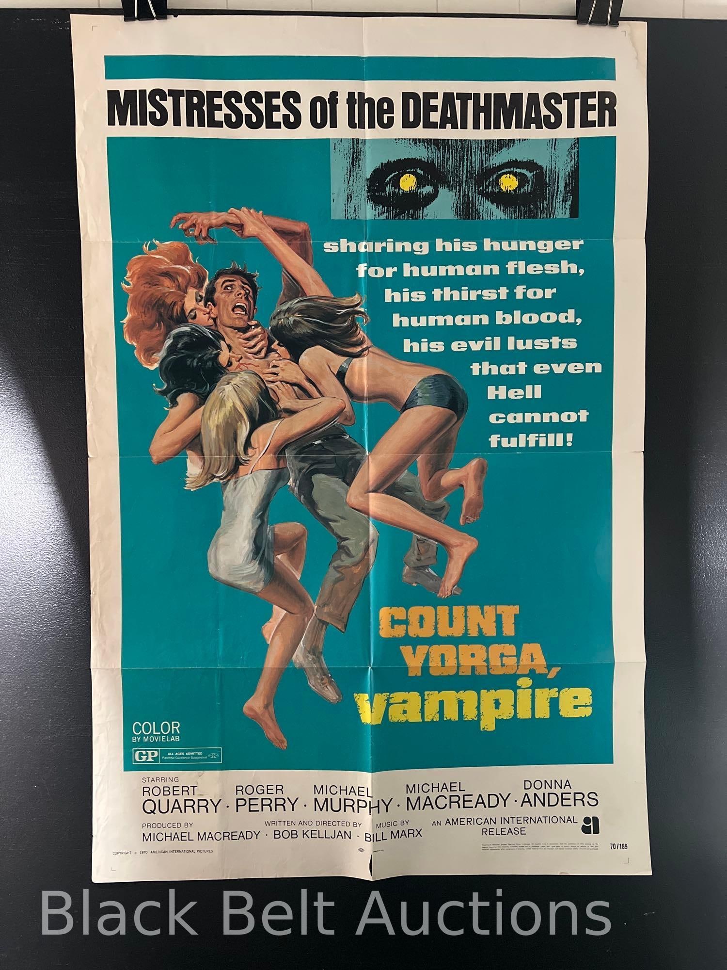 Original "Count Yorga, Vampire" Movie Poster (1 of 12)