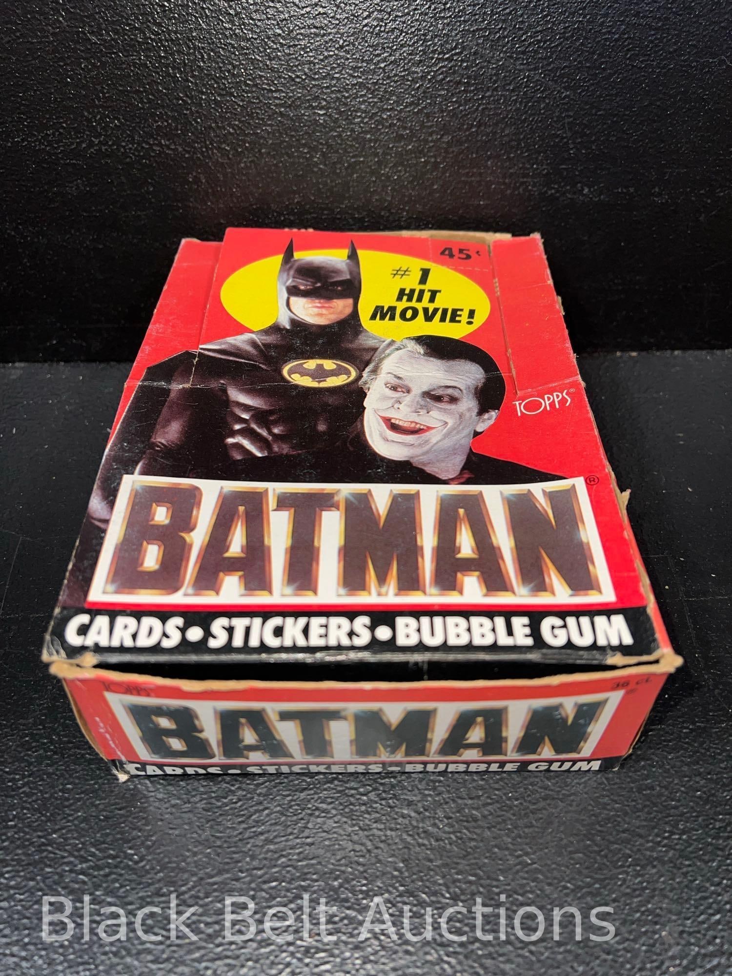 Batman The Movie Sealed Wax Packs Plus Box - 13
