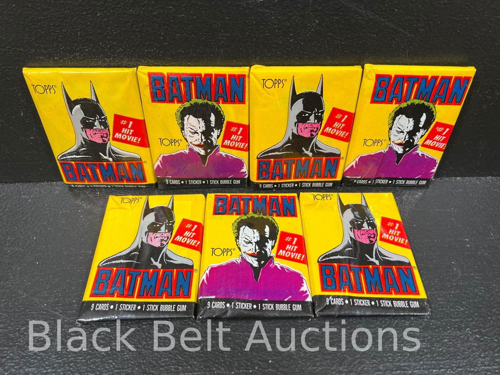 Batman The Movie Sealed Wax Packs Plus Box - 4