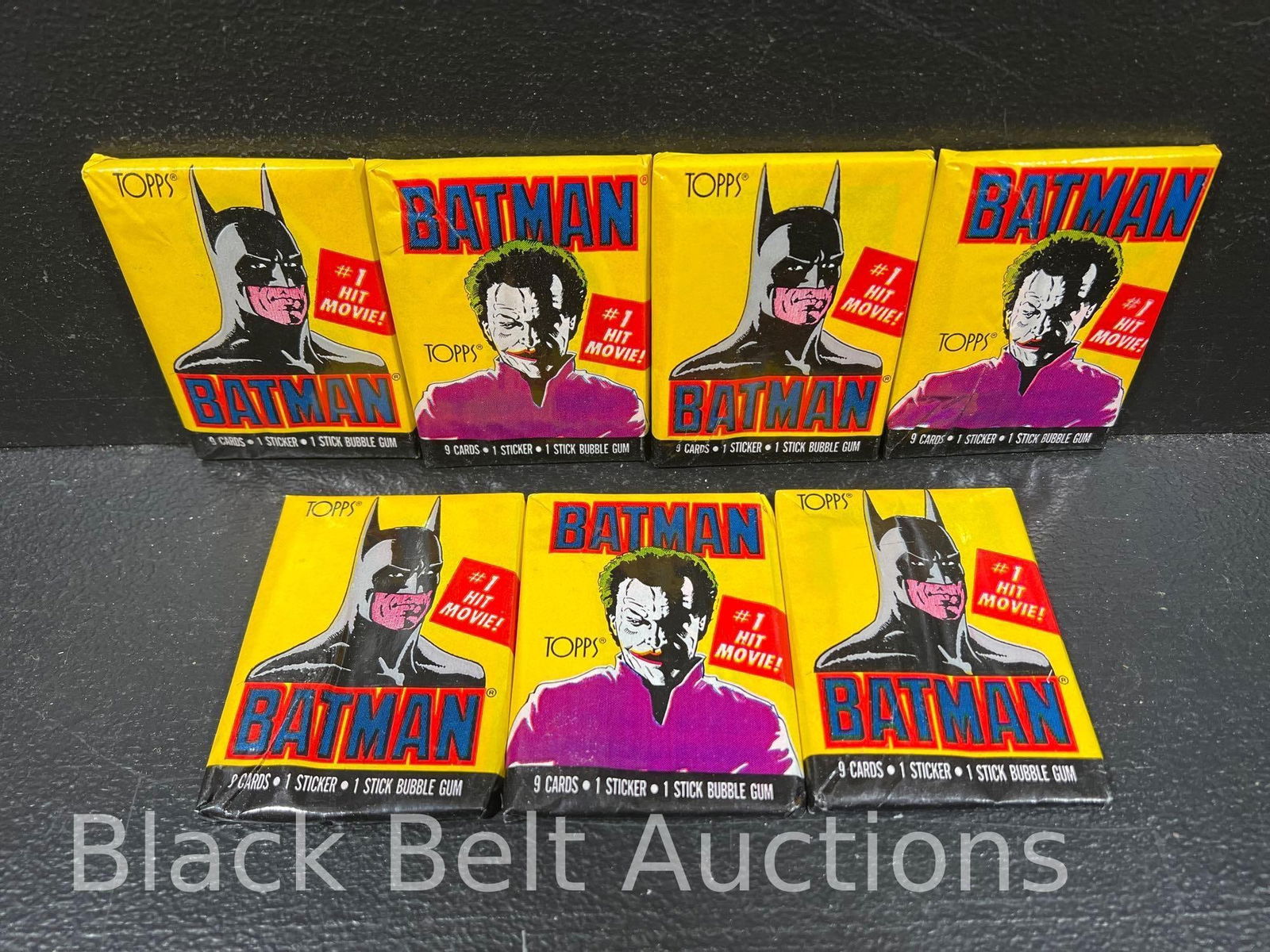 Batman The Movie Sealed Wax Packs Plus Box - 8