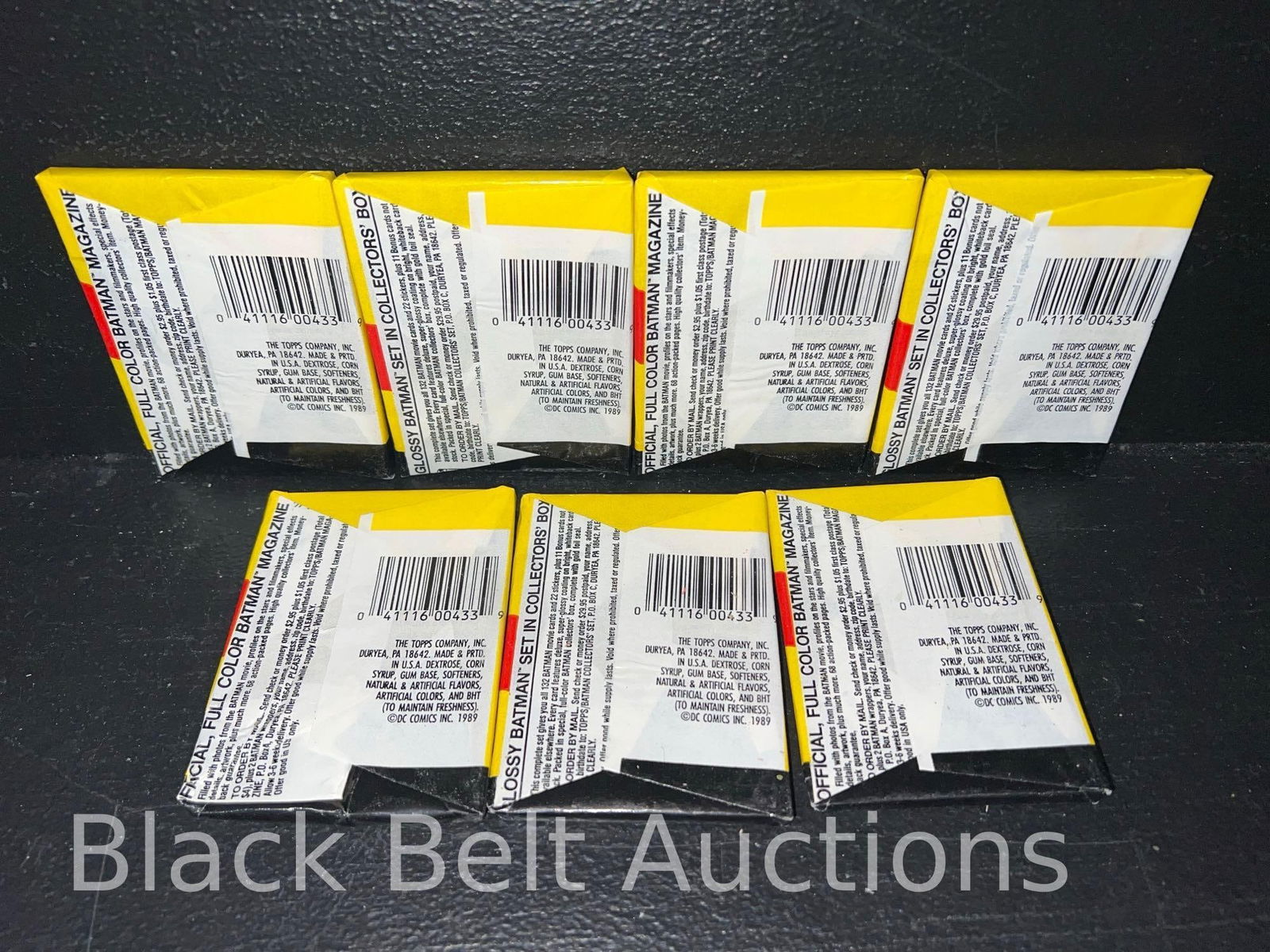 Batman The Movie Sealed Wax Packs Plus Box - 9