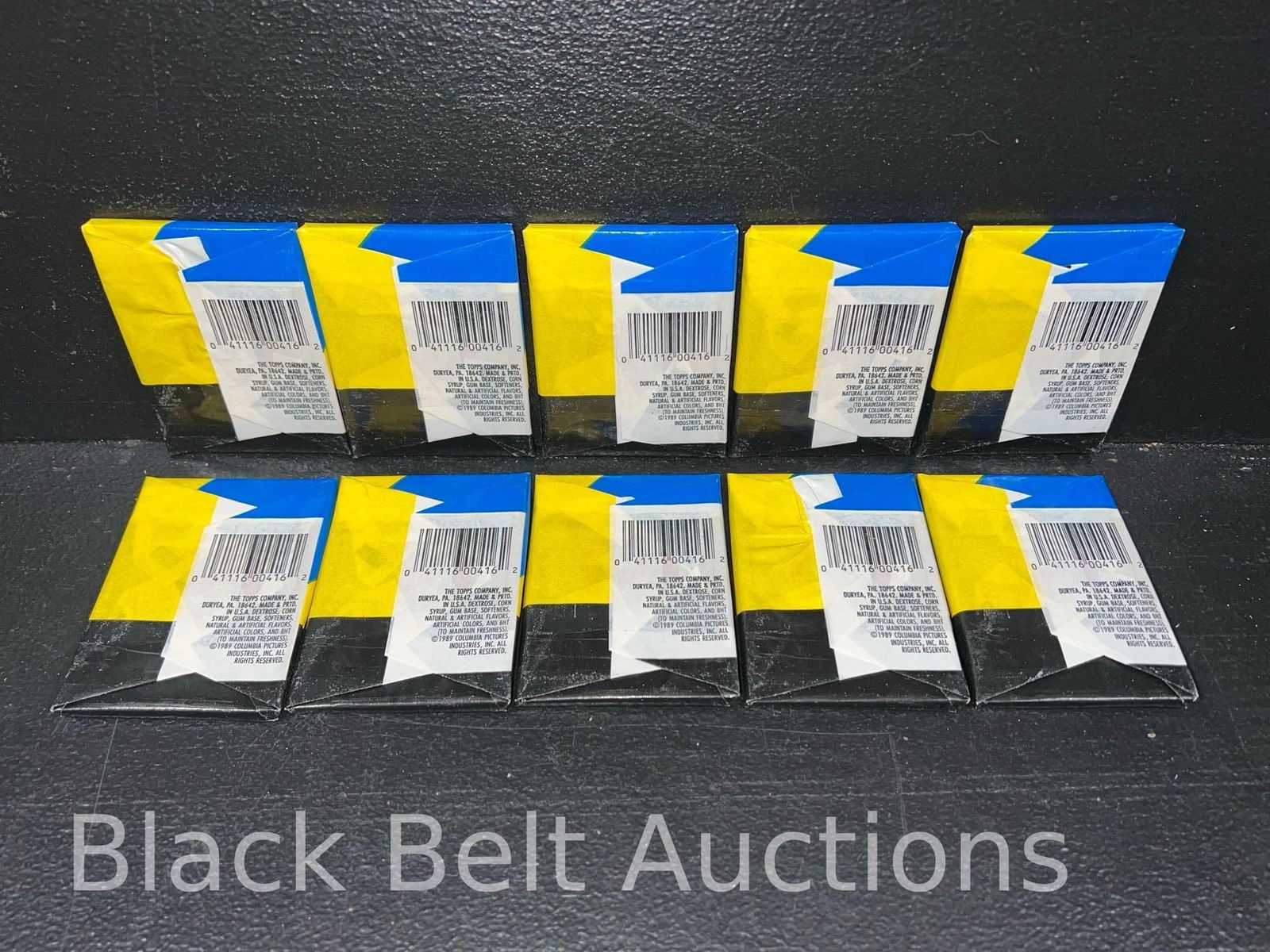 Ten Unopened Wax Packs Ghostbusters II Cards - 2