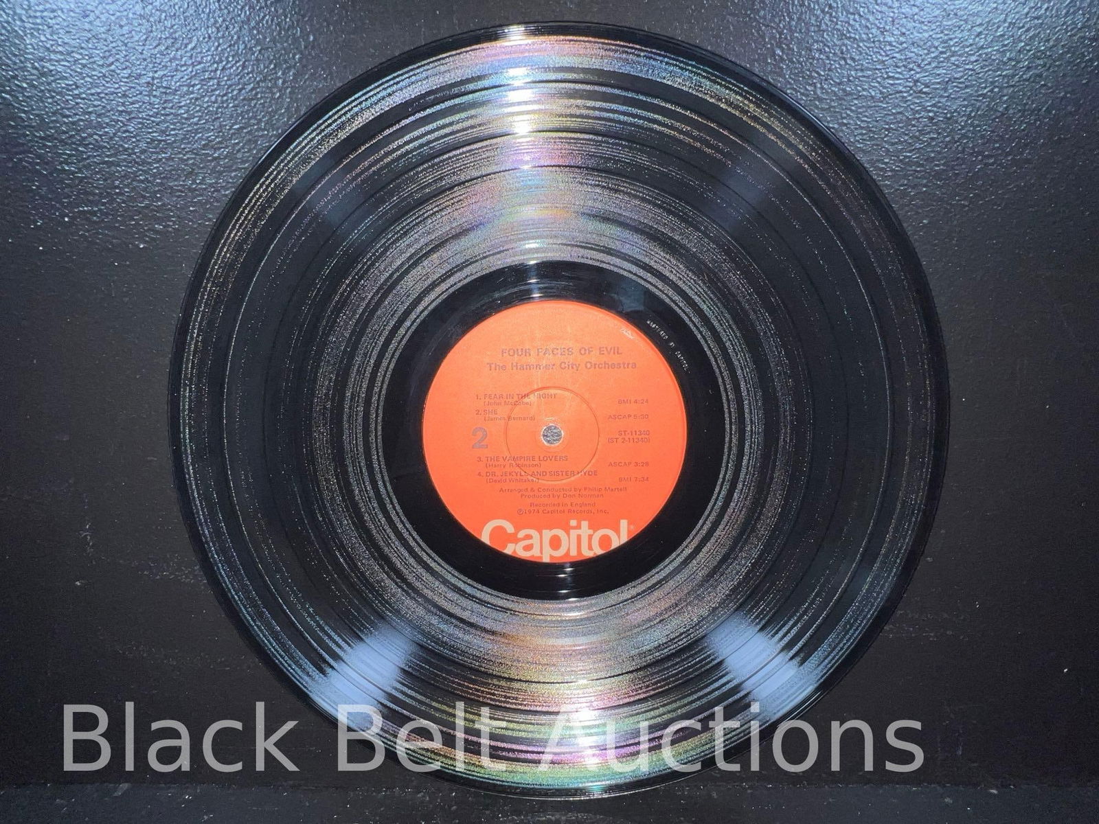 Christopher Lee Record and Signed Photo - 5