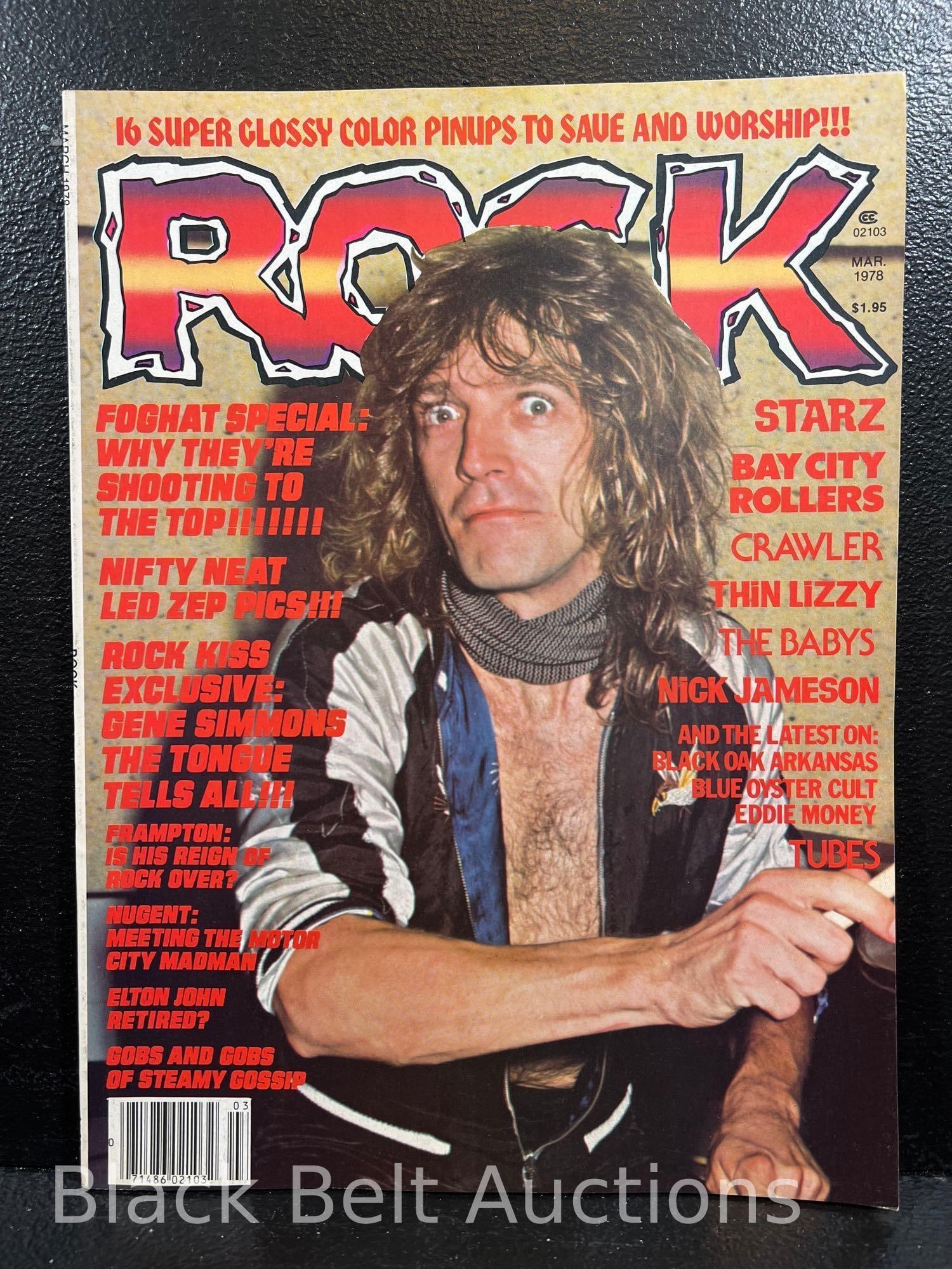 Five 1970s Rock Magazines Lou Reed Paul Stanley - 13