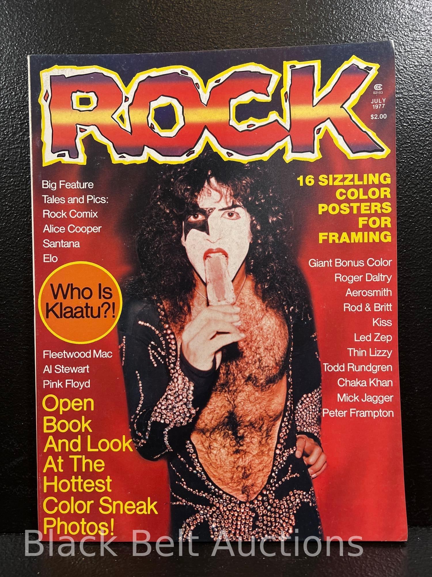 Five 1970s Rock Magazines Lou Reed Paul Stanley - 9