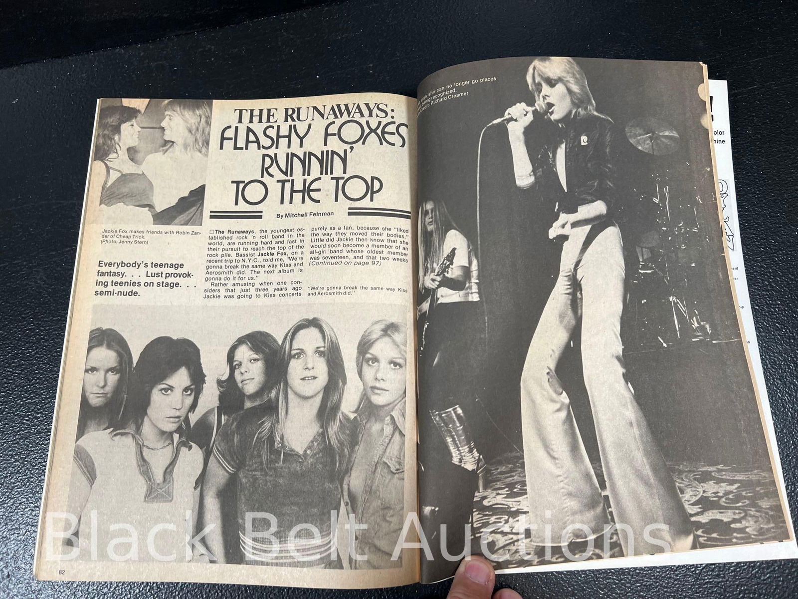 Three Vintage 1970s Rock Magazines Led Zeppelin - 4