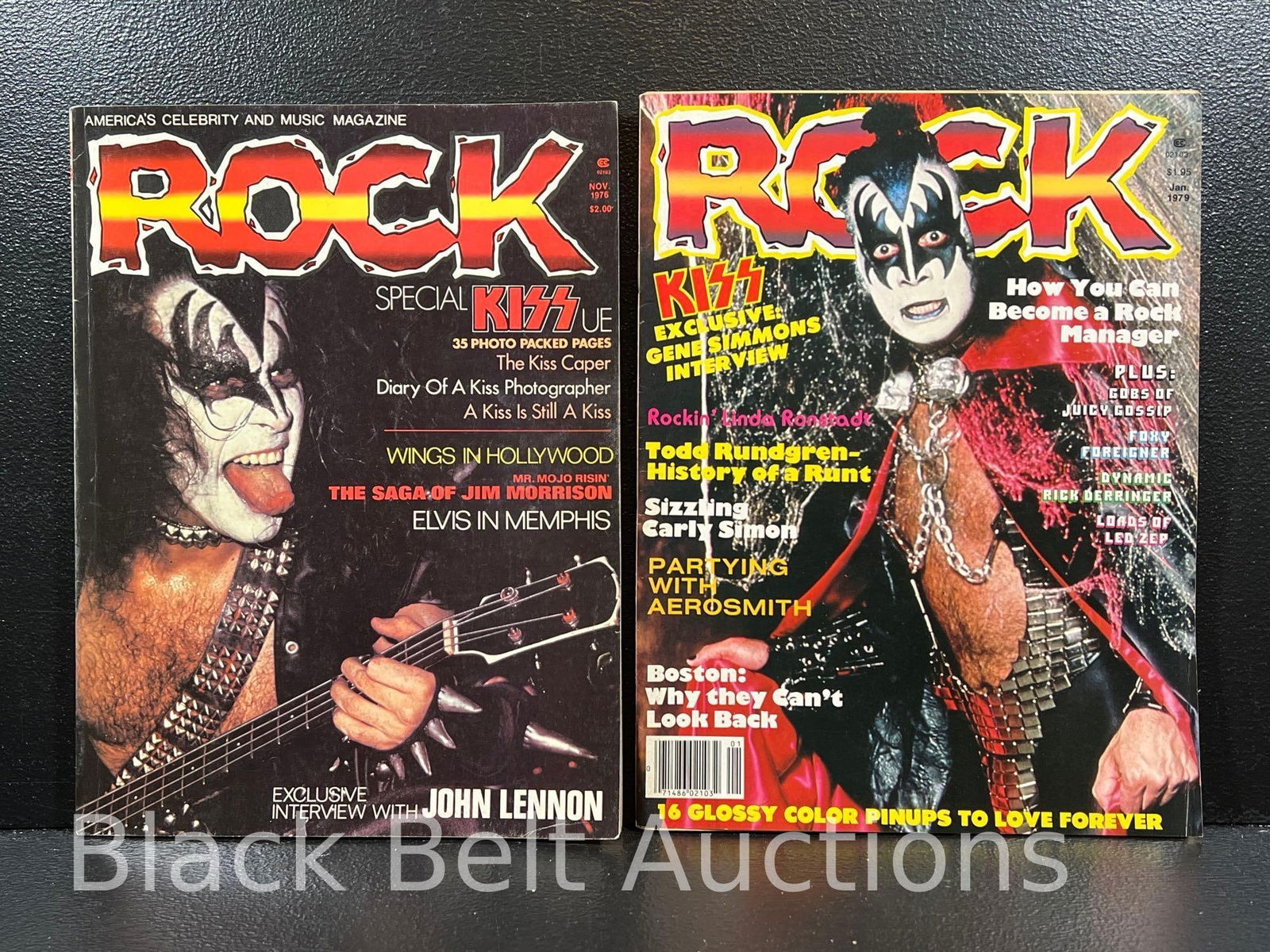 Two 1970s Rock Magazines Gene Simmons Covers (1 of 8)