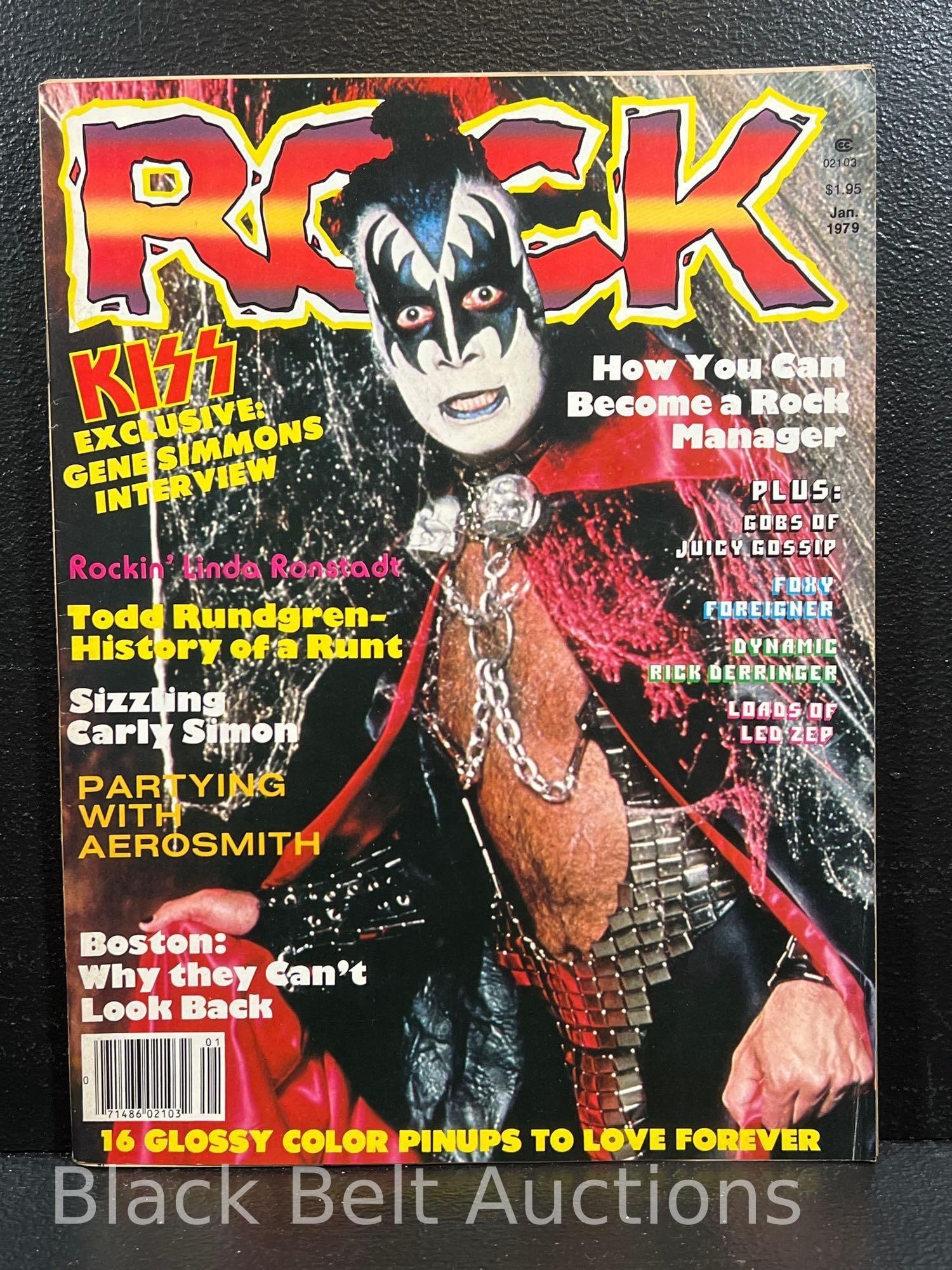 Two 1970s Rock Magazines Gene Simmons Covers - 6