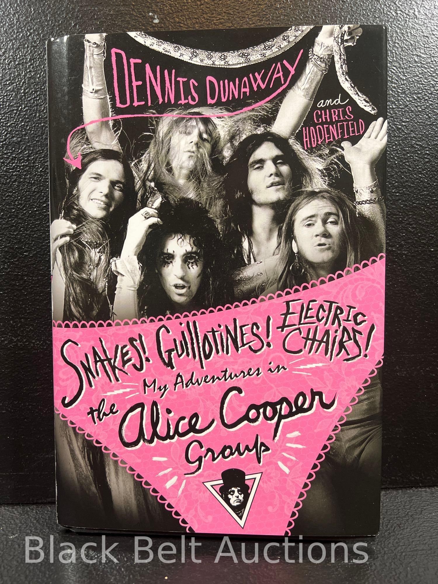 Alice Cooper Book Signed by Dennis Dunaway - 2