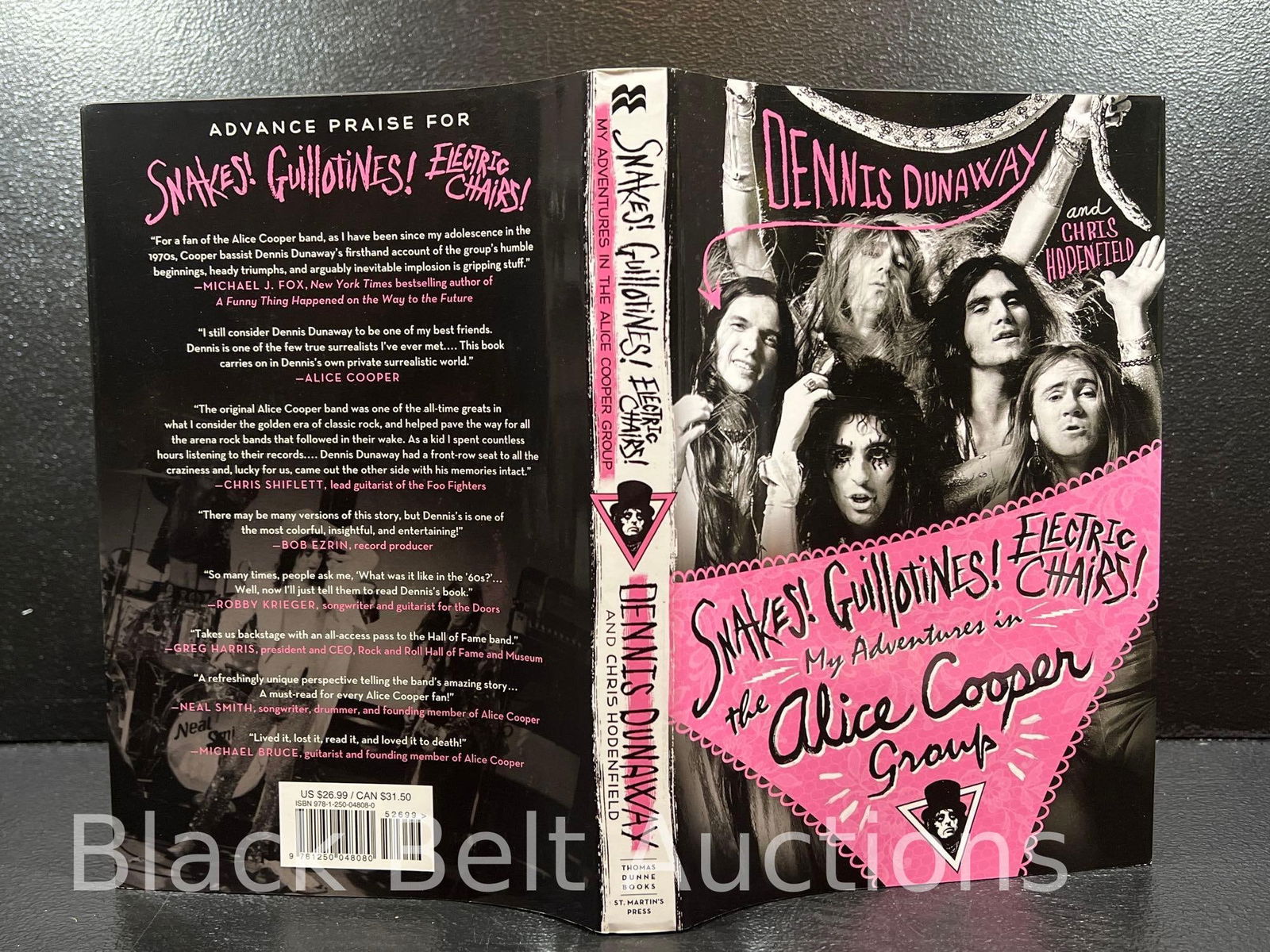 Alice Cooper Book Signed by Dennis Dunaway - 3