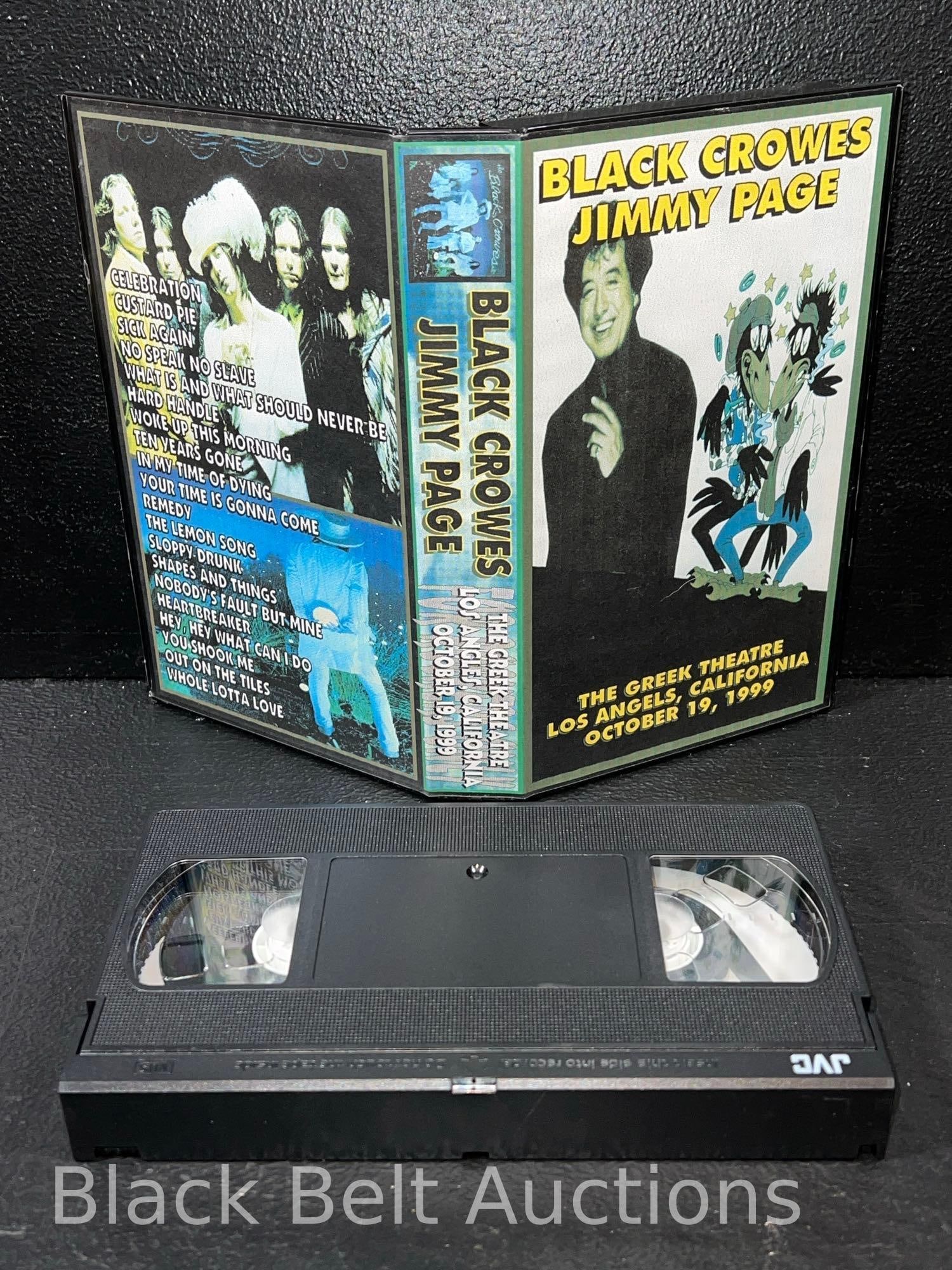 Black Crowes & Jimmy Page VHS Recordings - 11
