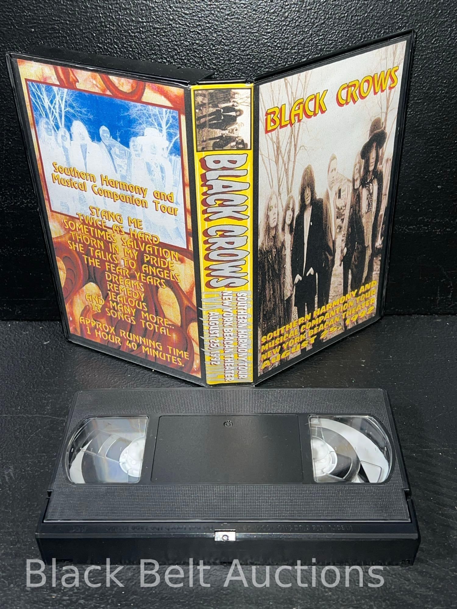 Black Crowes & Jimmy Page VHS Recordings - 2