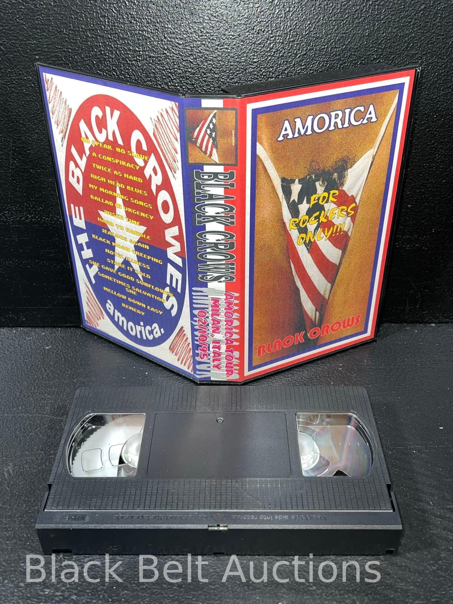 Black Crowes & Jimmy Page VHS Recordings - 3