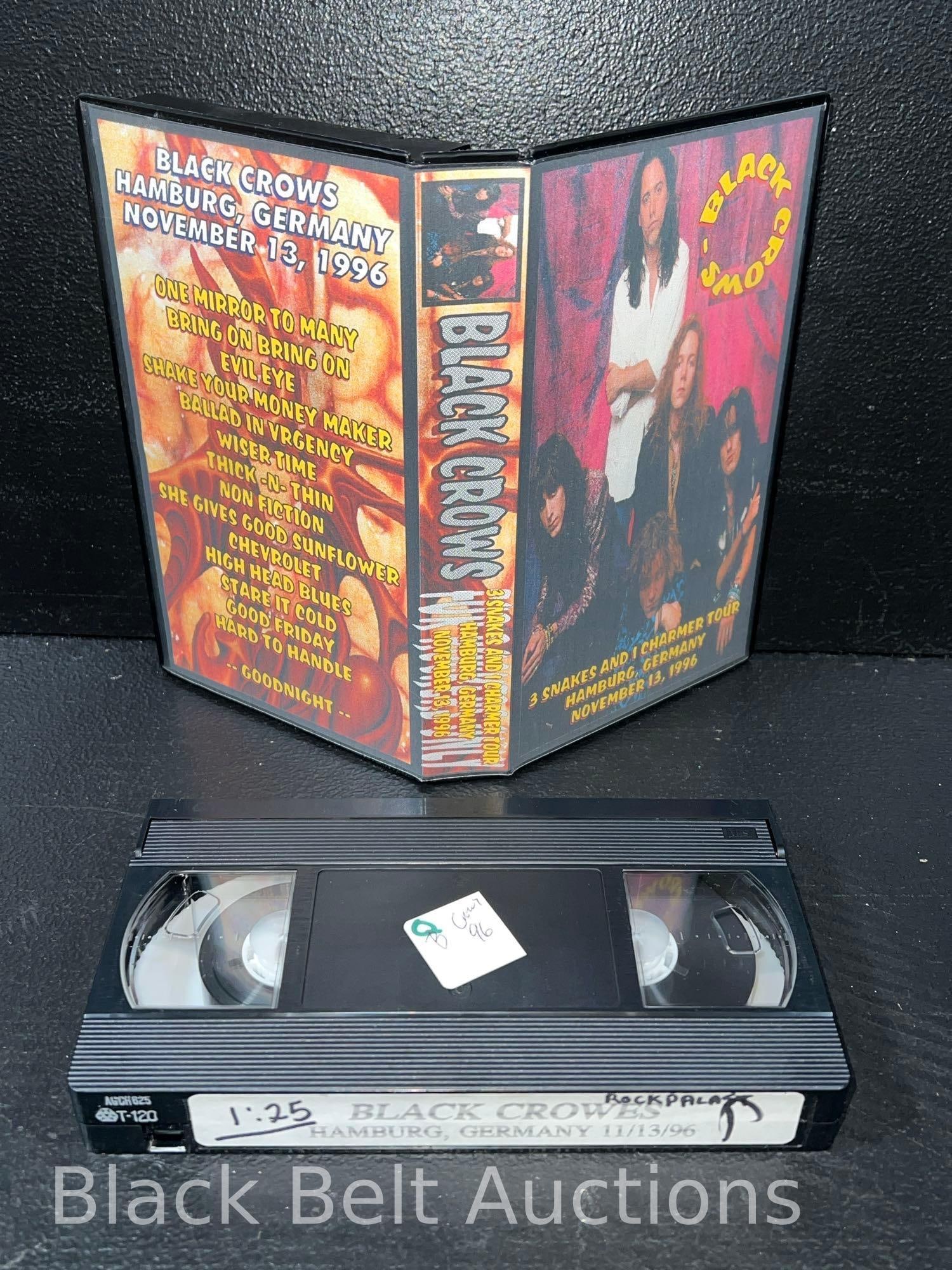 Black Crowes & Jimmy Page VHS Recordings - 4