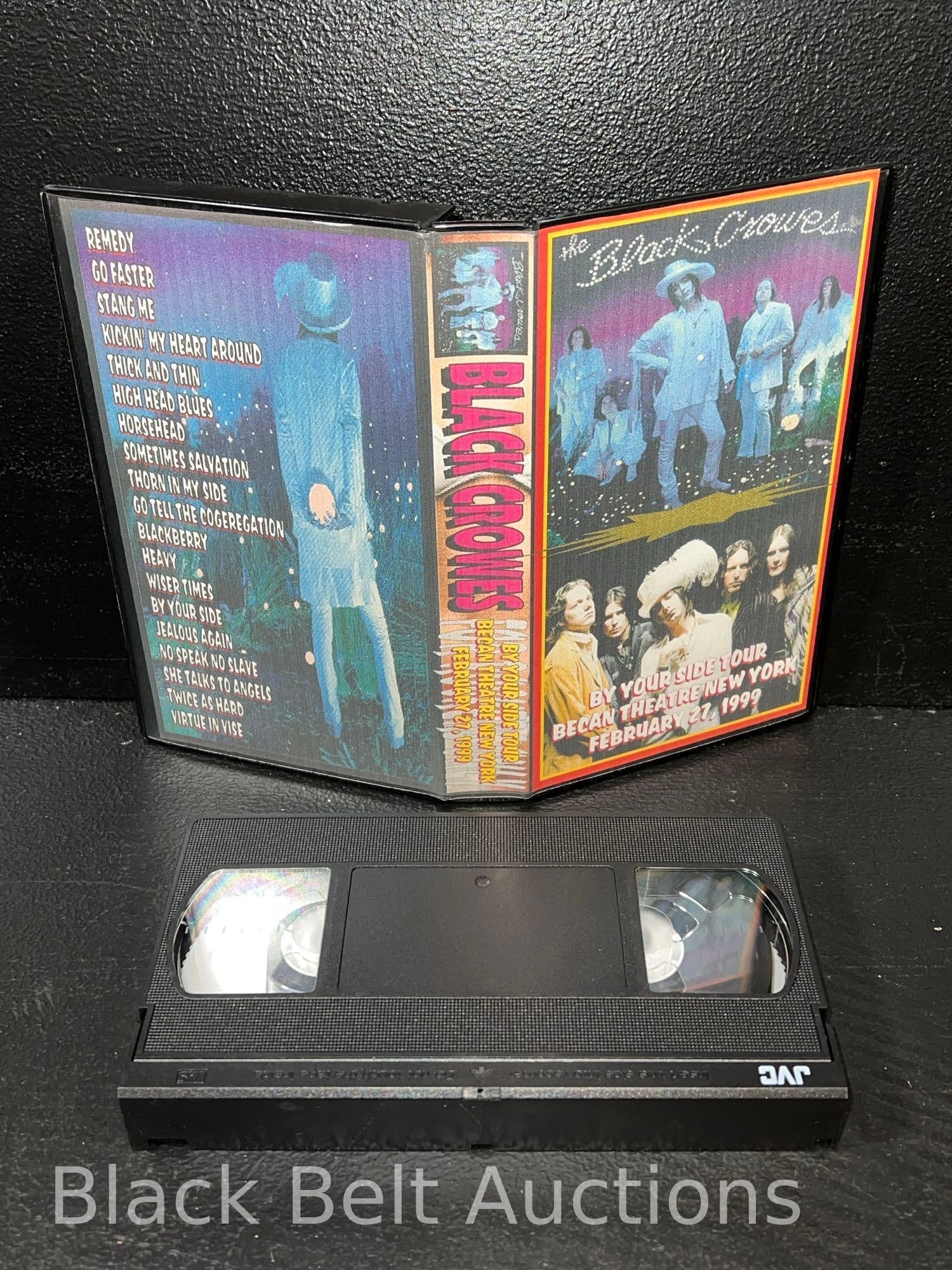 Black Crowes & Jimmy Page VHS Recordings - 6