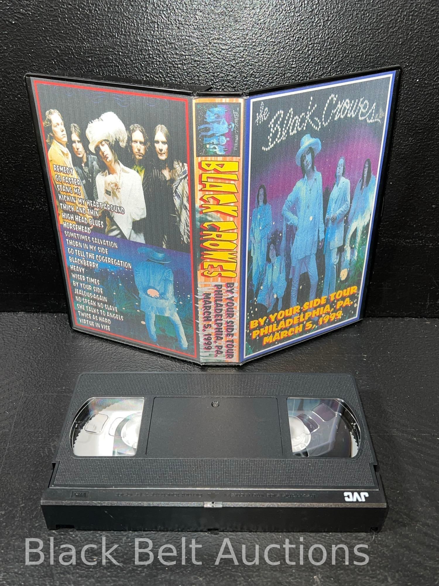 Black Crowes & Jimmy Page VHS Recordings - 7