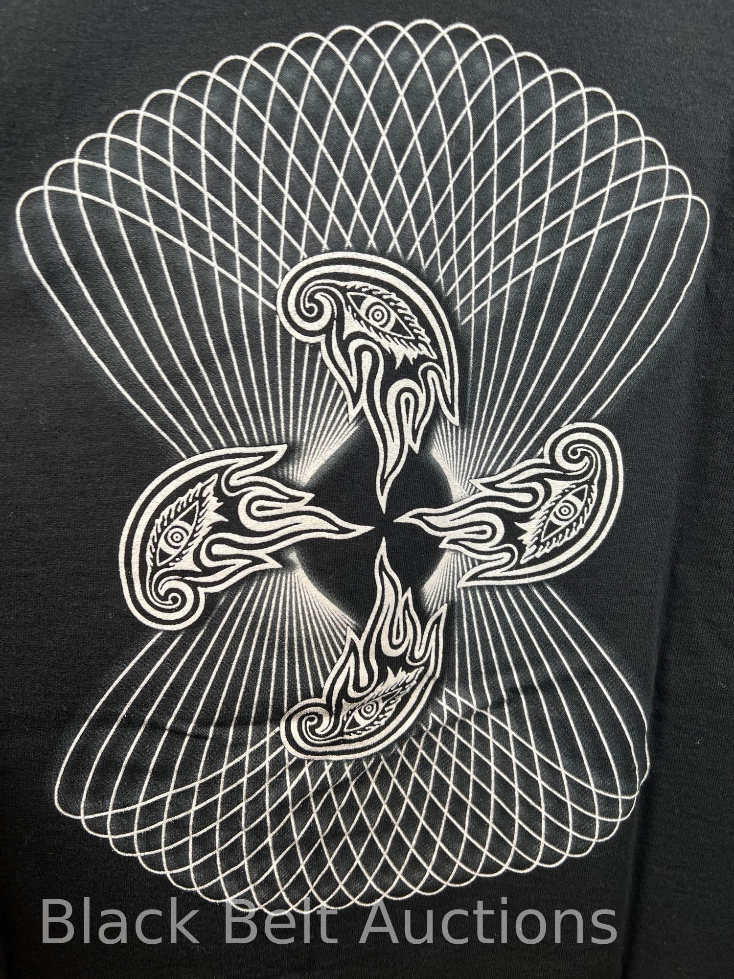 Two Vintage Tool T-Shirts Anvil Medium Size - 5