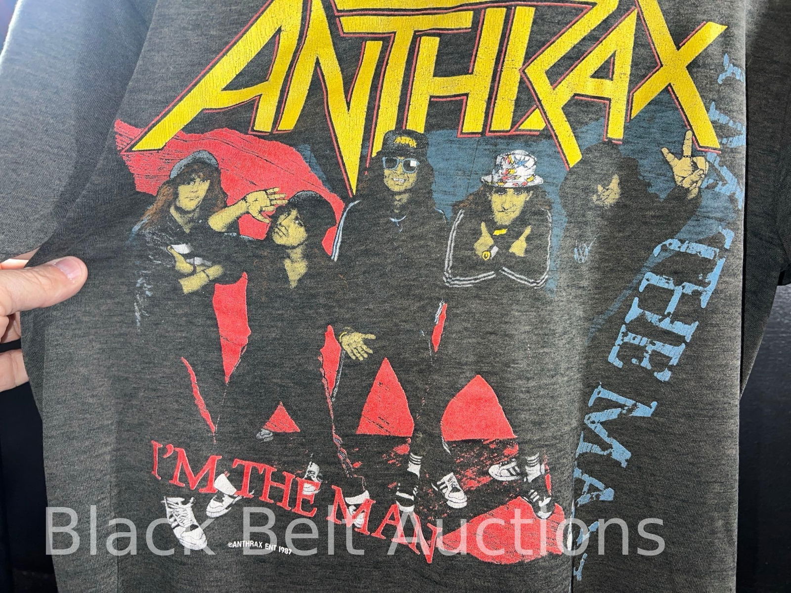 Vintage 1987 Anthrax "I'm the Man" T-Shirt - 2