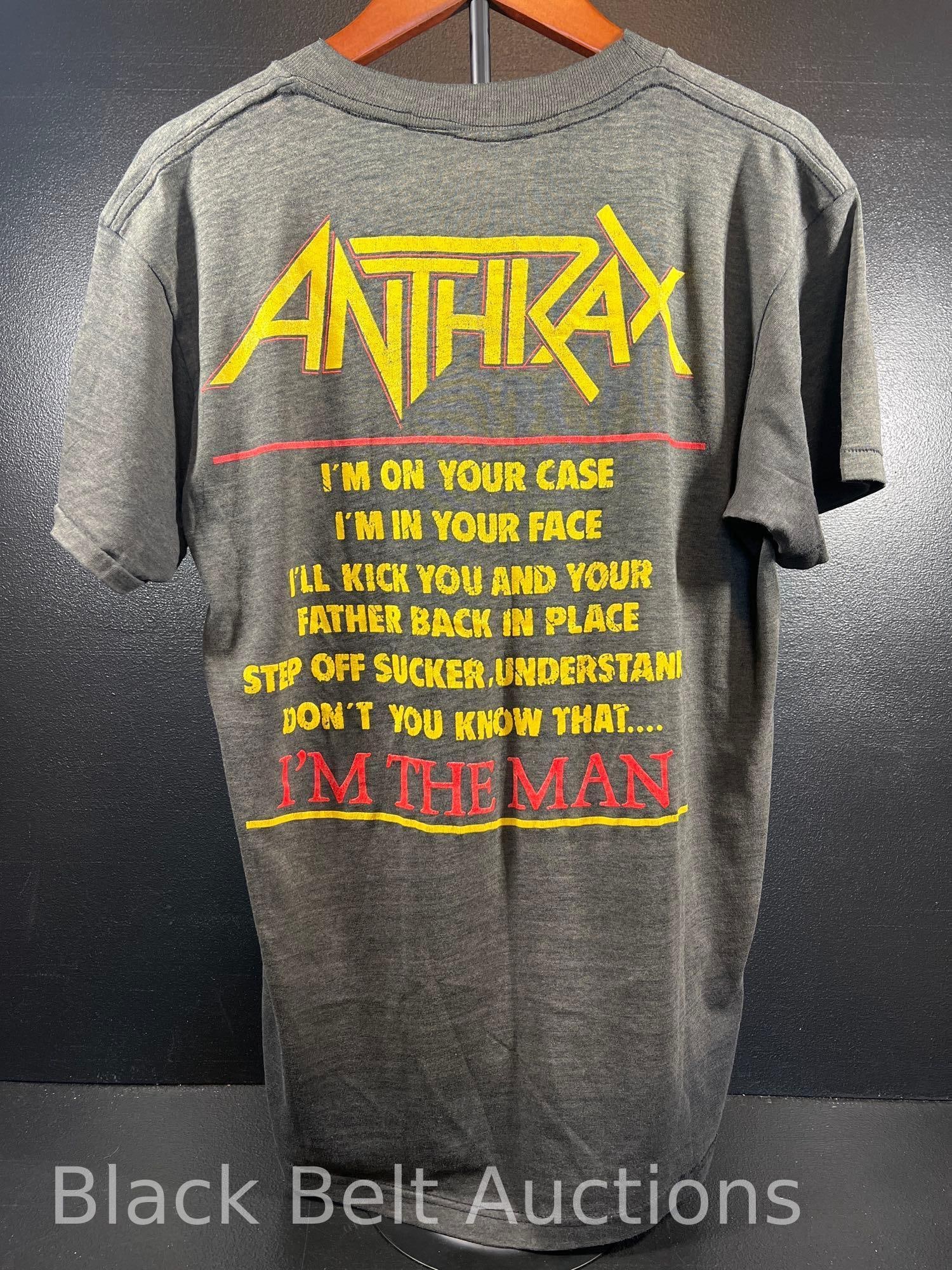 Vintage 1987 Anthrax "I'm the Man" T-Shirt - 4