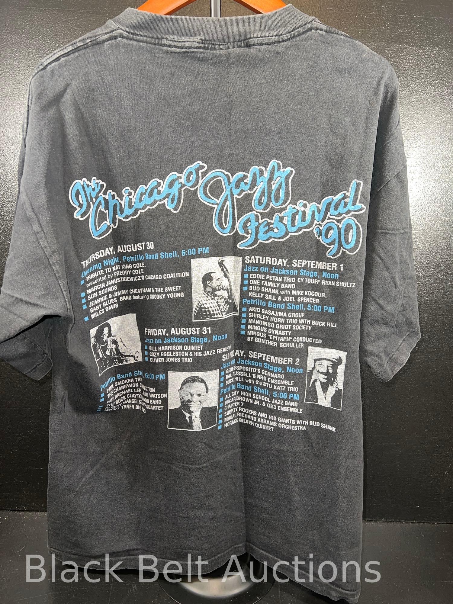 Vintage 1990 Single Stitch Miles Davis T-Shirt - 3